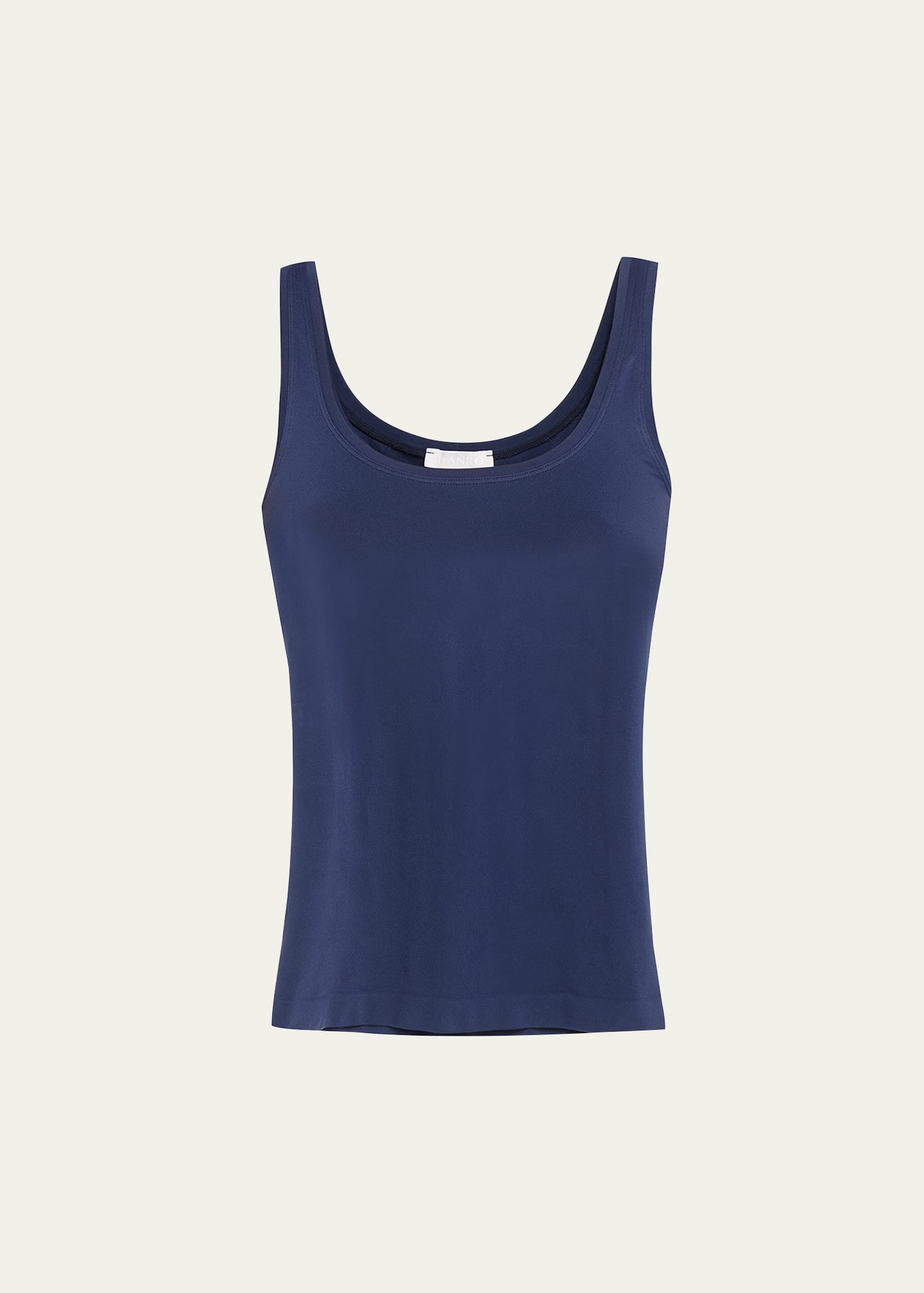 Hanro Touch Feeling Tank In Deep Navy