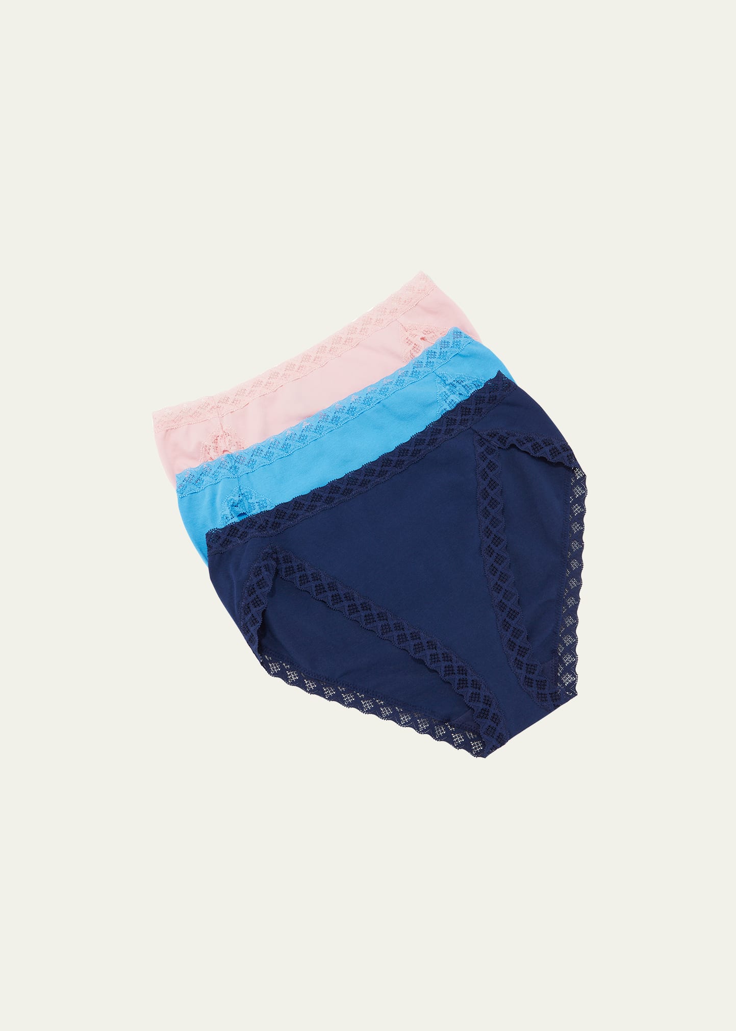 Three-Pack Bliss Cotton French-Cut Briefs
