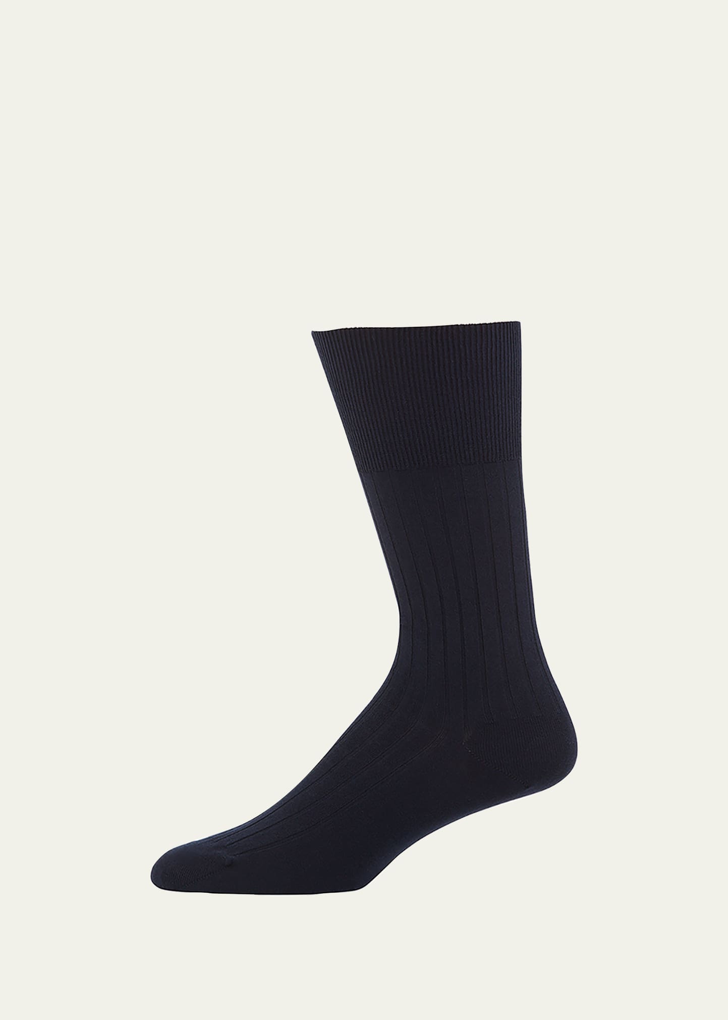 MARCOLIANI RIB-KNIT COTTON SOCKS