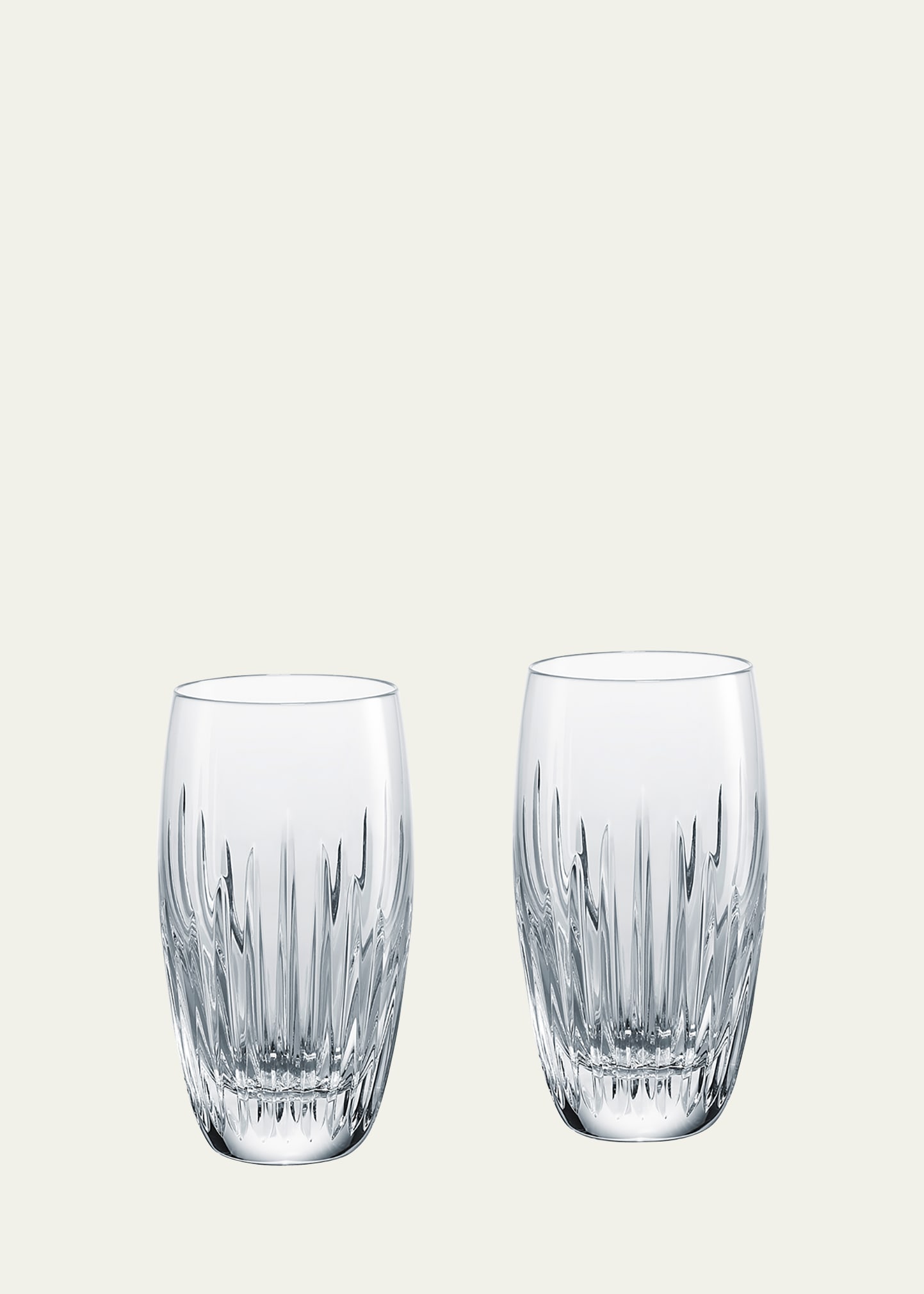 Baccarat Set Of 2 Massena Highball Glasses In Clear