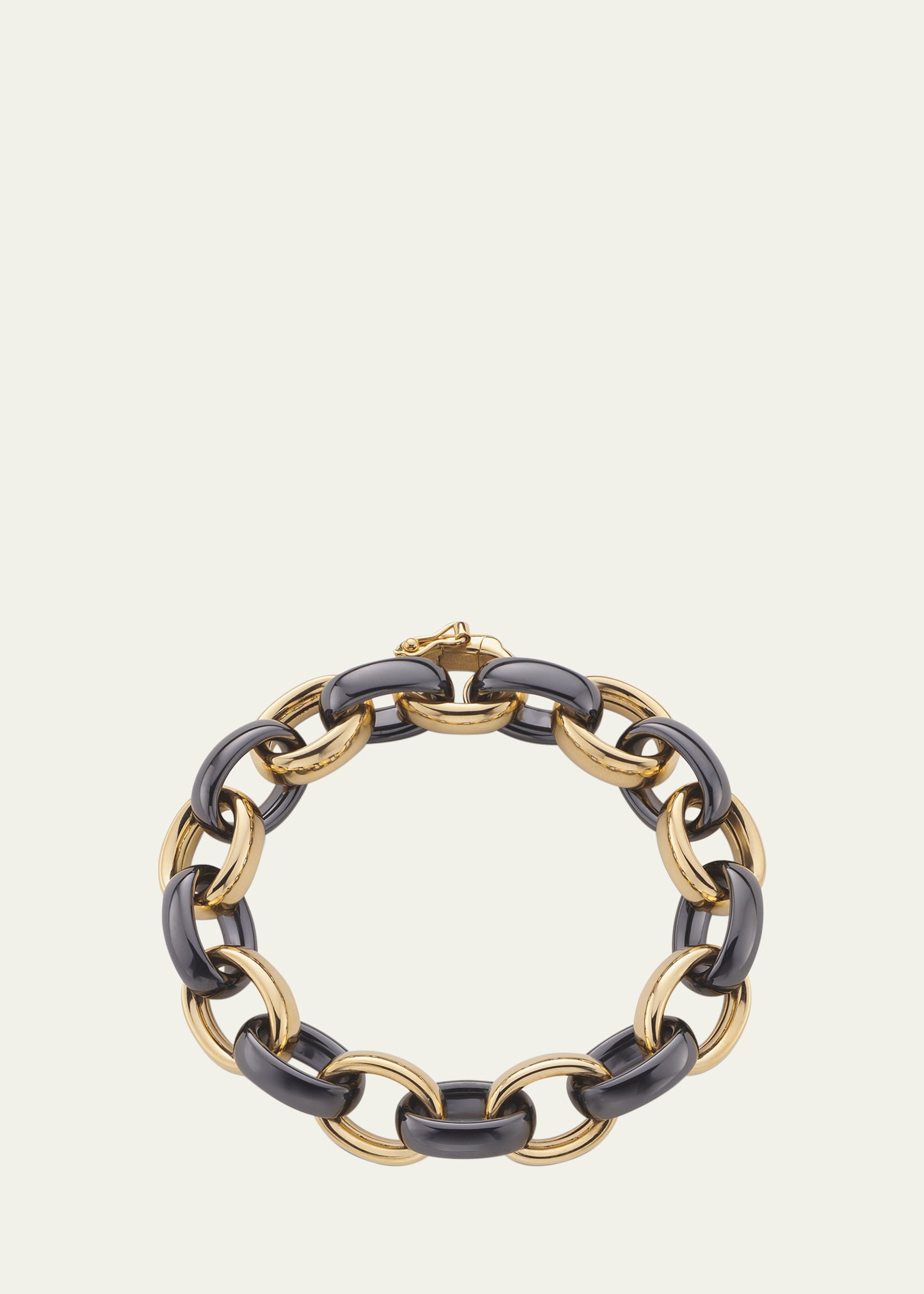 Marilyn Black Ceramic Link Bracelet