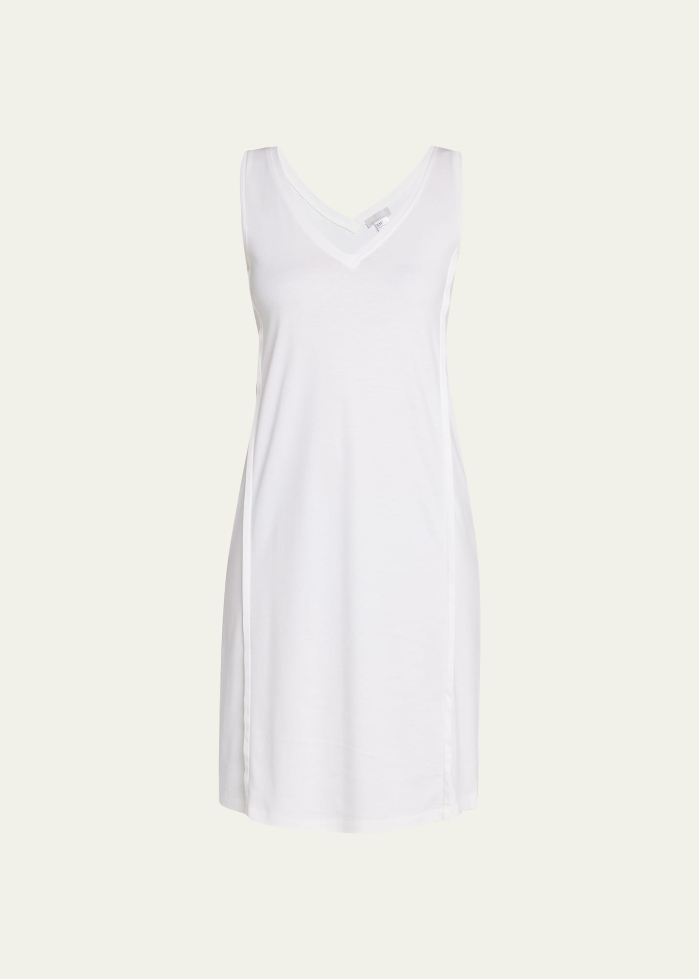 Hanro Pure Essence Sleeveless Nightgown In Off White