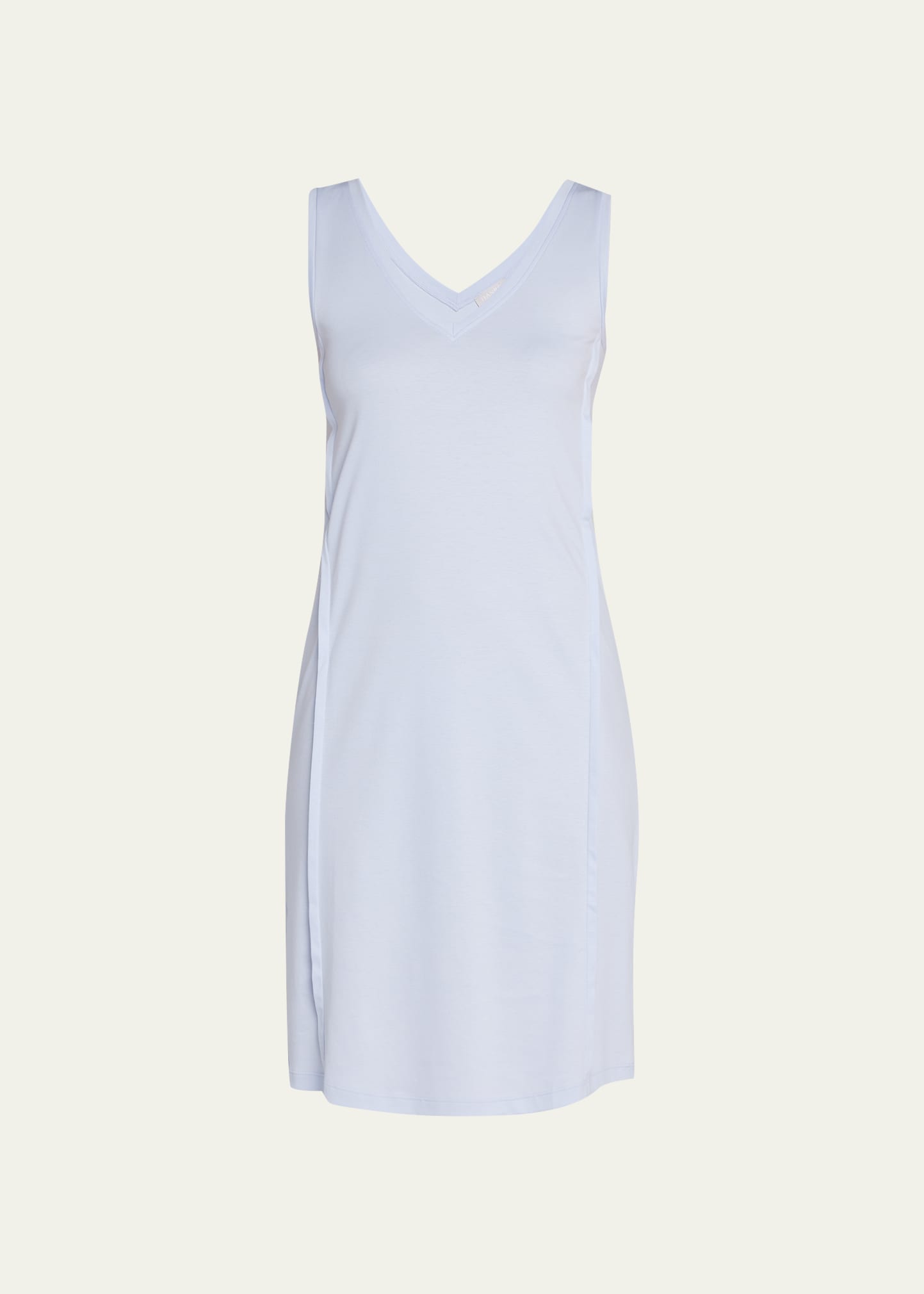 Shop Hanro Pure Essence Sleeveless Nightgown In Blue