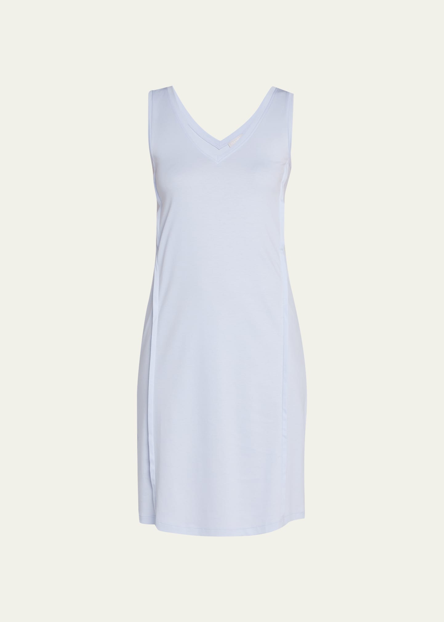 Hanro Pure Essence Sleeveless Nightgown In Blue