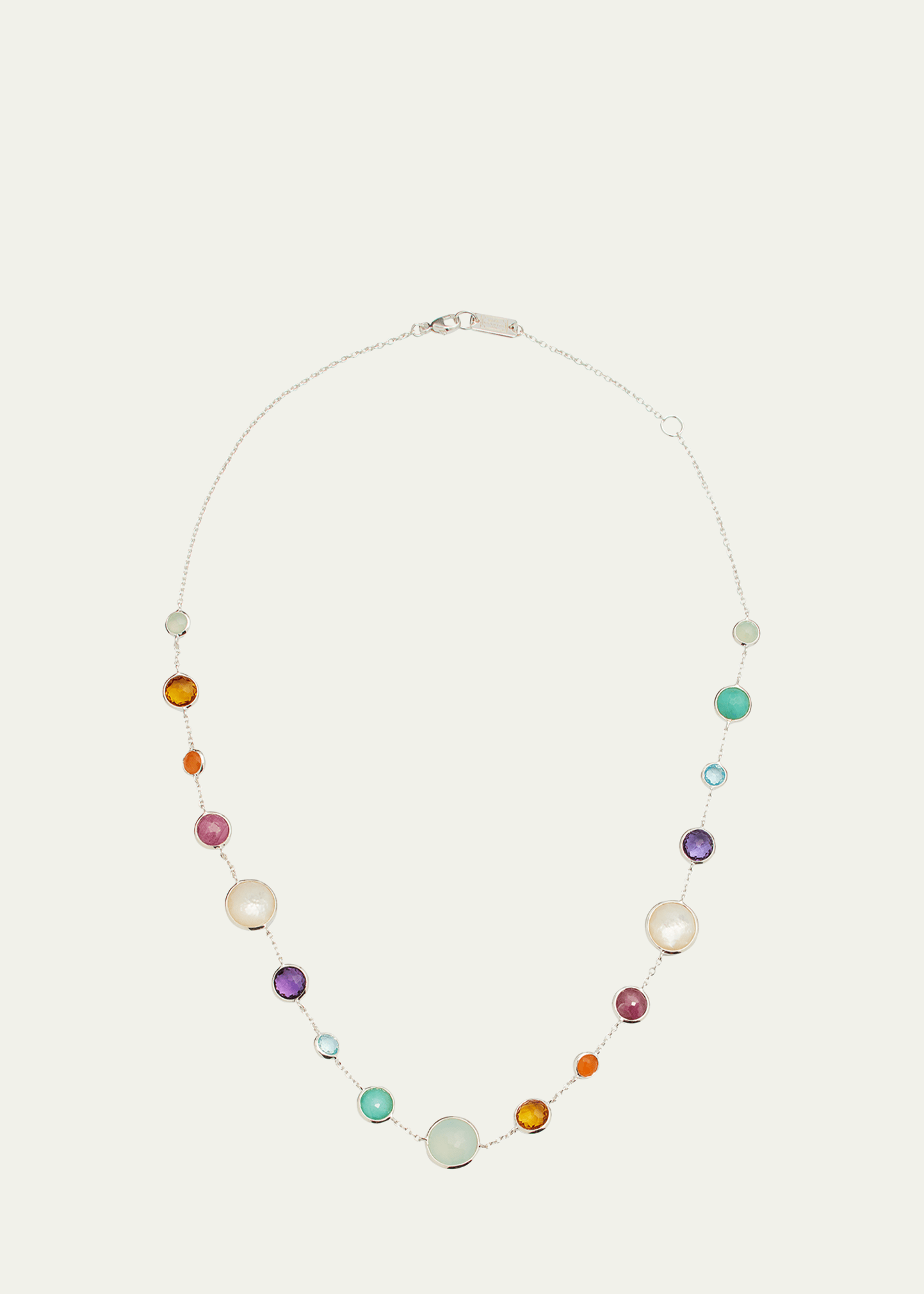 Ippolita Lollitini Short Necklace In Sterling Silver In Multi