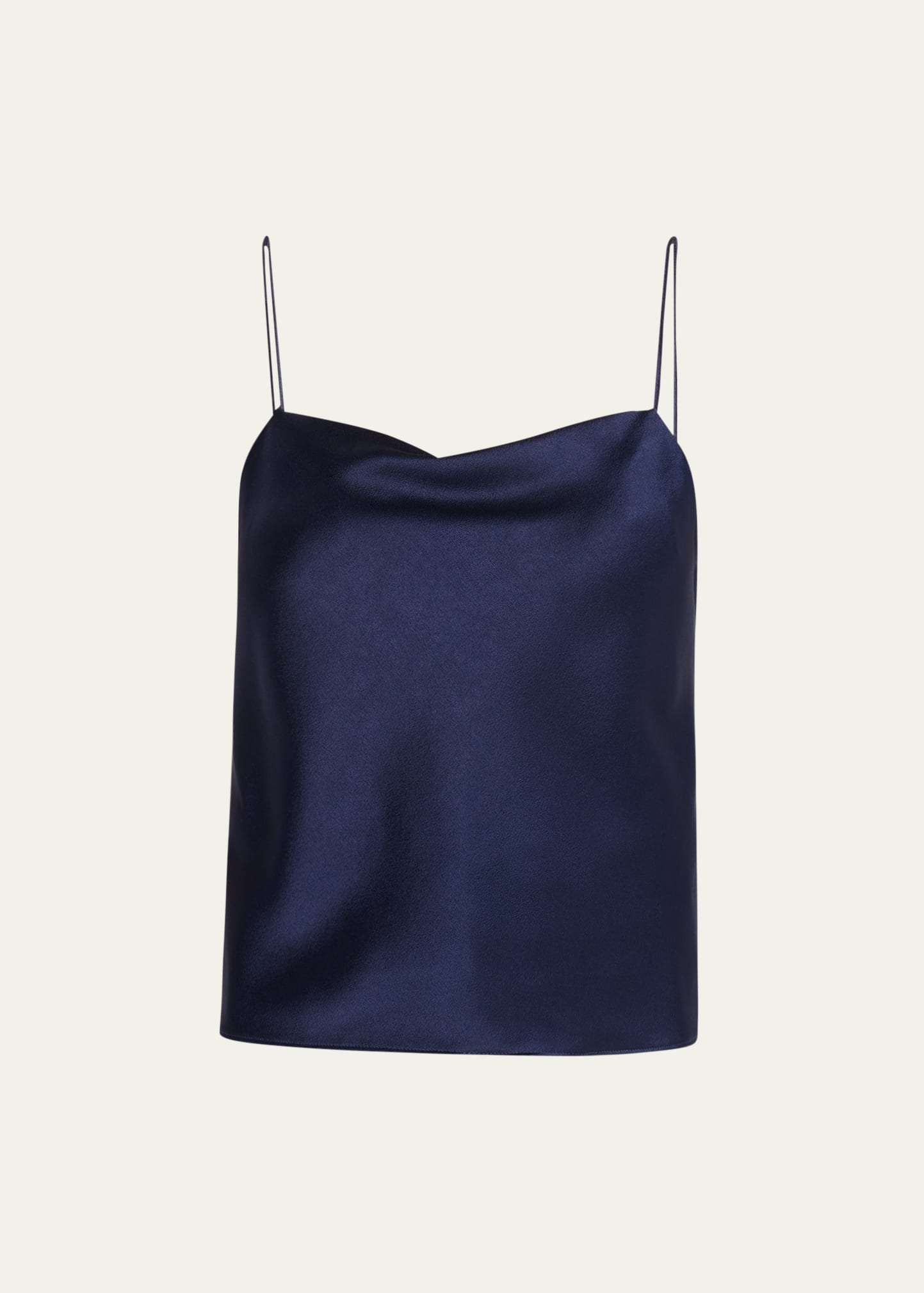 Alice And Olivia Harmon Drapey Camisole In Almond