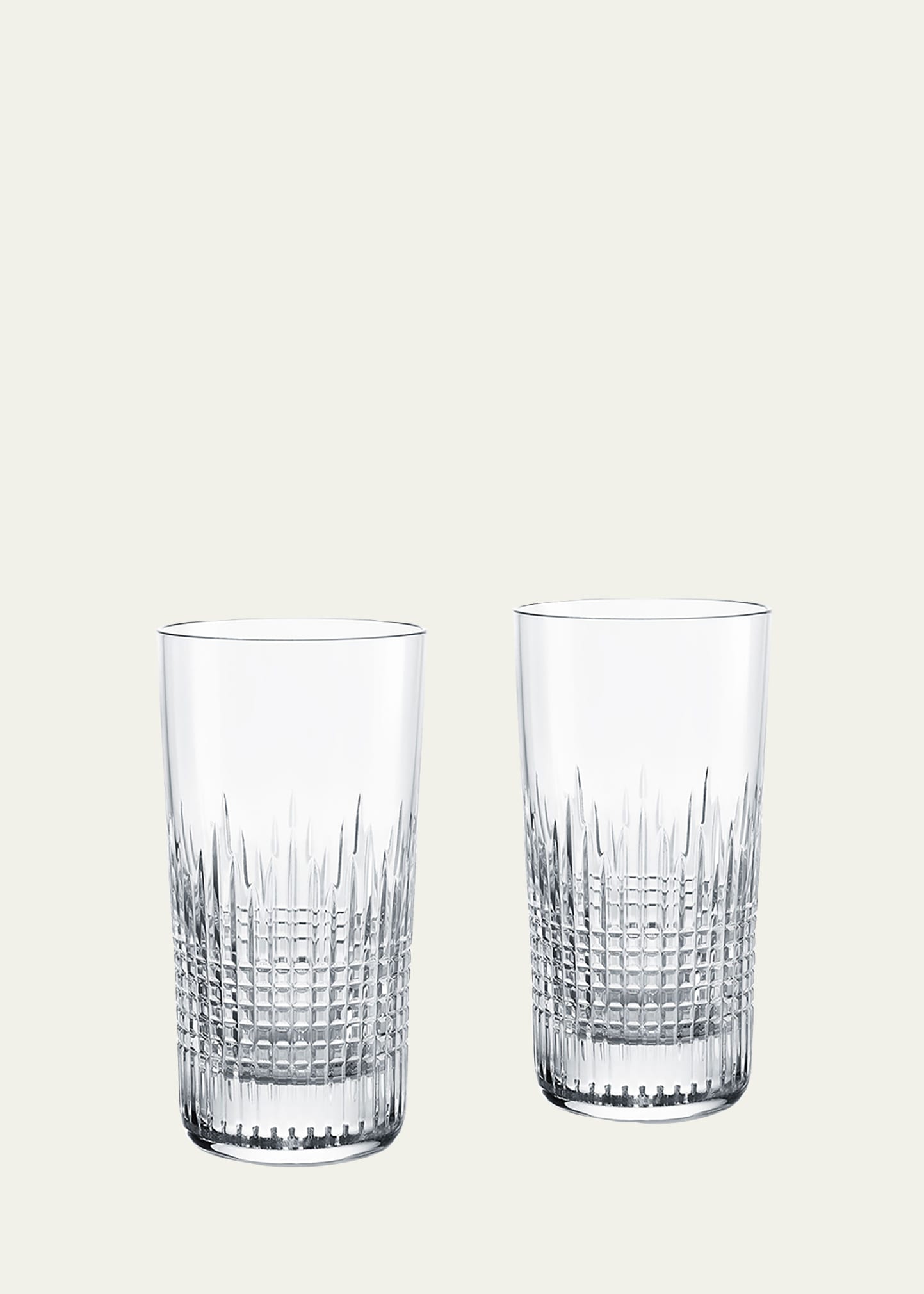 BACCARAT NANCY HIGHBALL GLASSES, SET OF 2