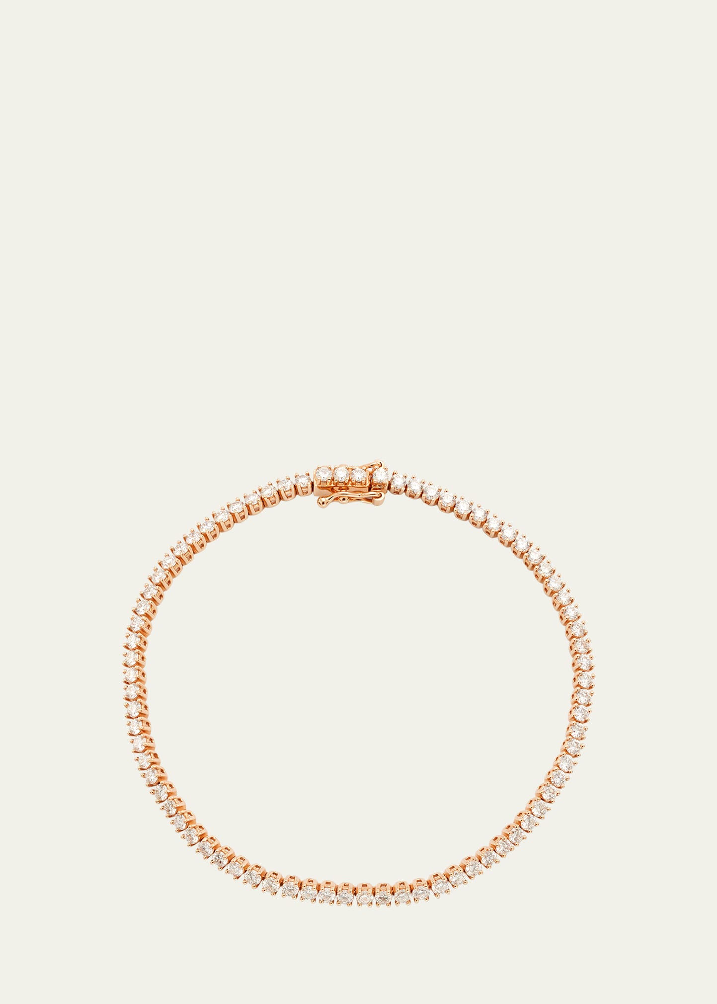 Hepburn 18k Rose Gold Bracelet with Diamonds
