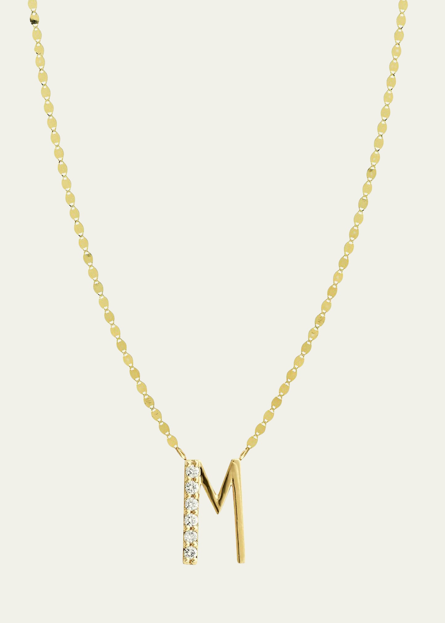 Get Personal Initial Pendant Necklace with Diamonds
