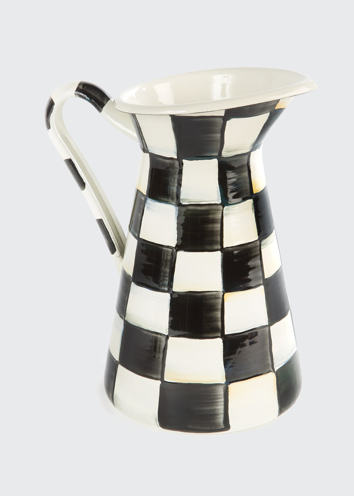 MacKenzie-Childs Courtly Check Practical Pitcher