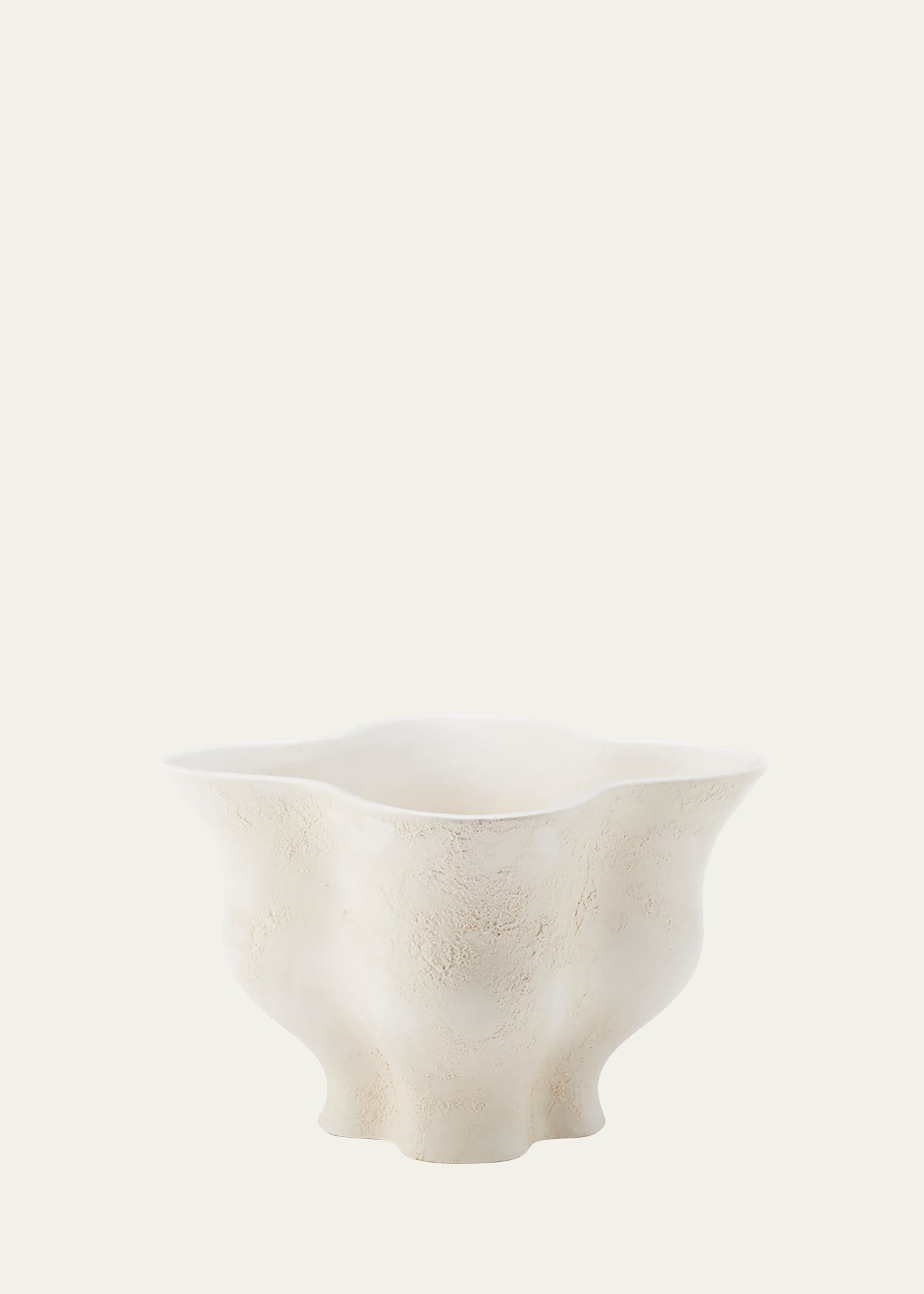 Shop Aerin Corvo Cachepot In Parchment