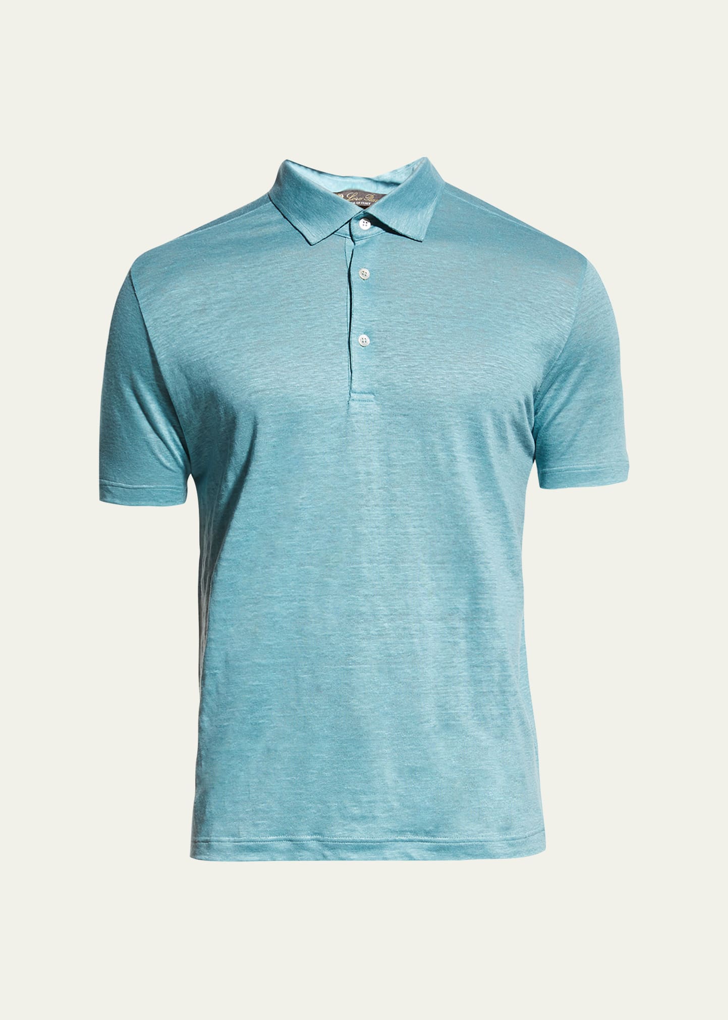 Men's Linen Jersey Dublon Polo Shirt
