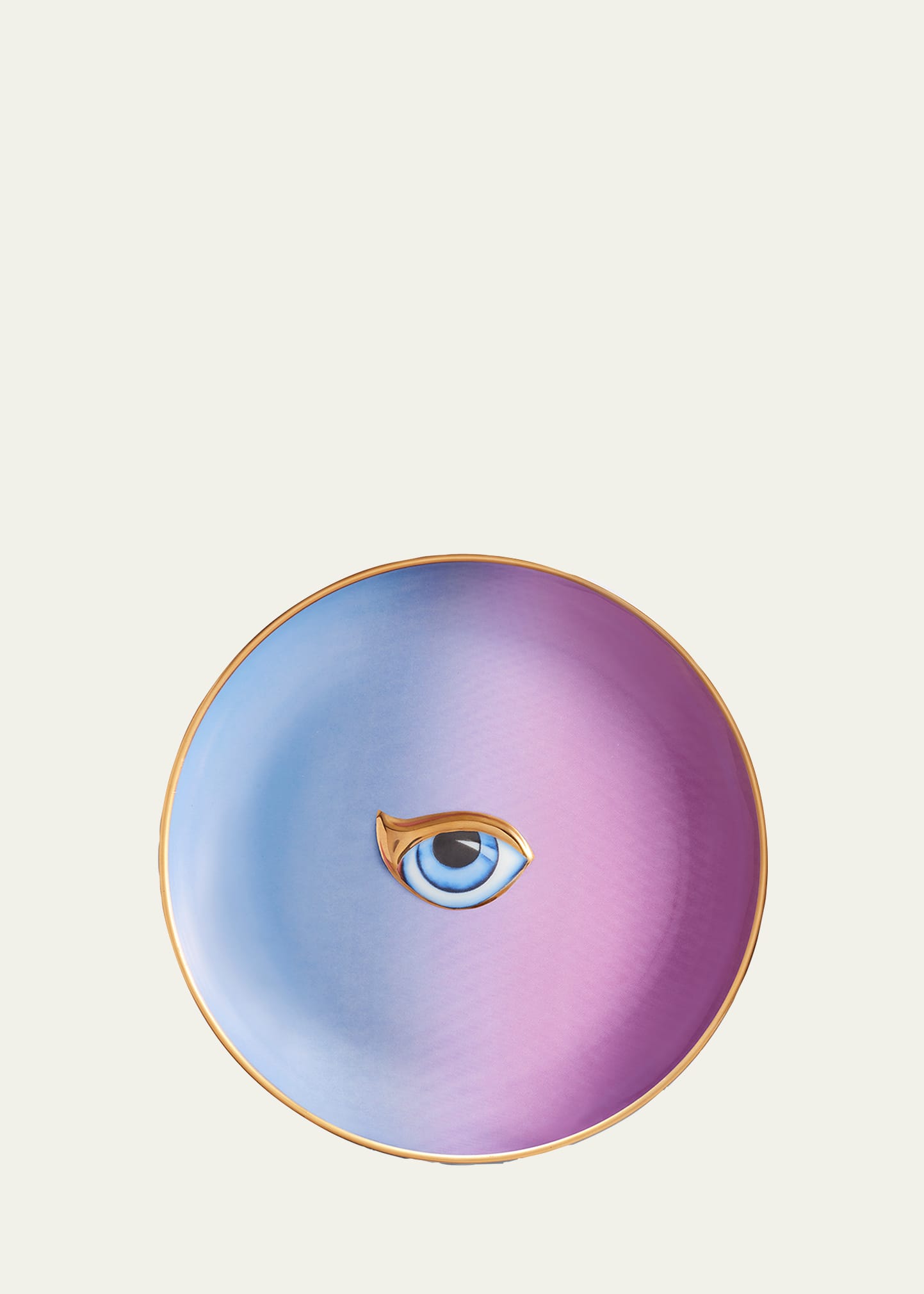 L'objet Lito-eye Canape Plate In Blue/purple