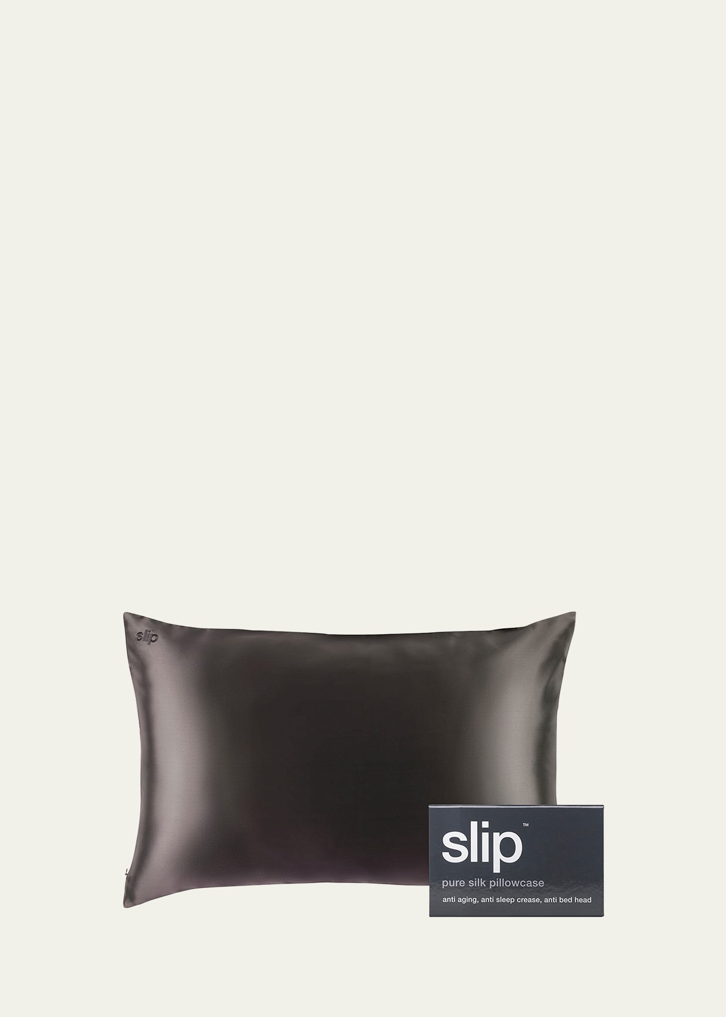 SLIP PURE SILK PILLOWCASE - CHARCOAL - KING – Slip (AU)