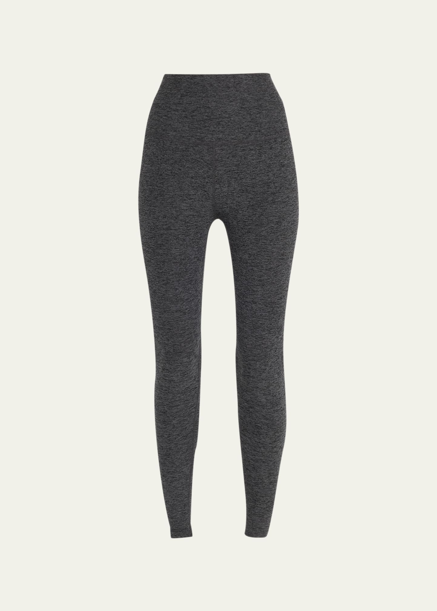 Beyond Yoga Caught In The Midi Space-dye High-waisted Legging Pant In  Truffle,at Urban Outfitters