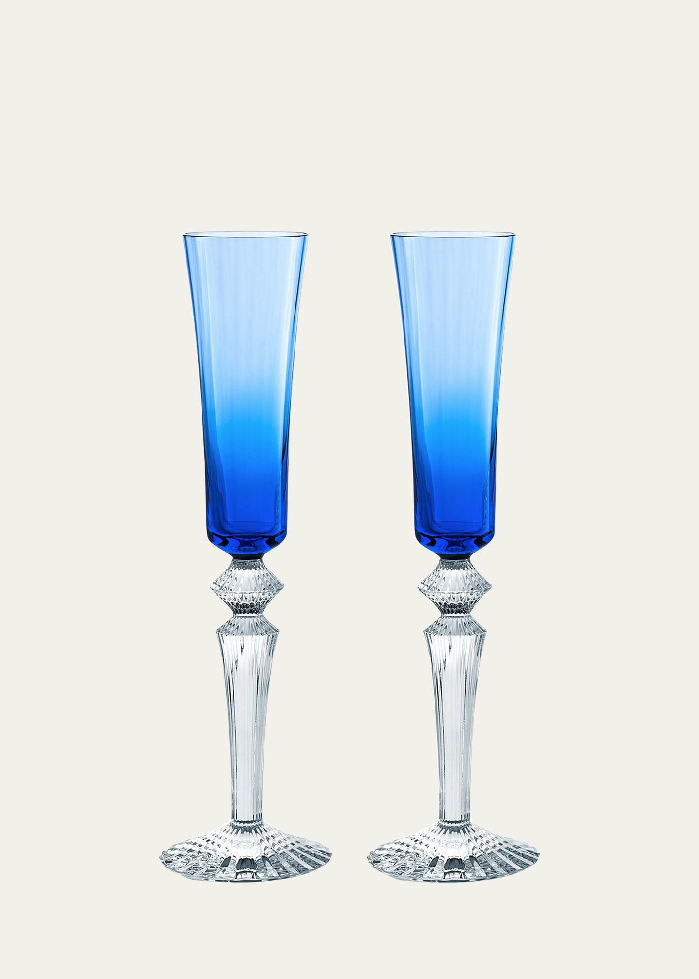 BACCARAT MILLE NUITS FLUTISSIMO FLUTES, SET OF 2