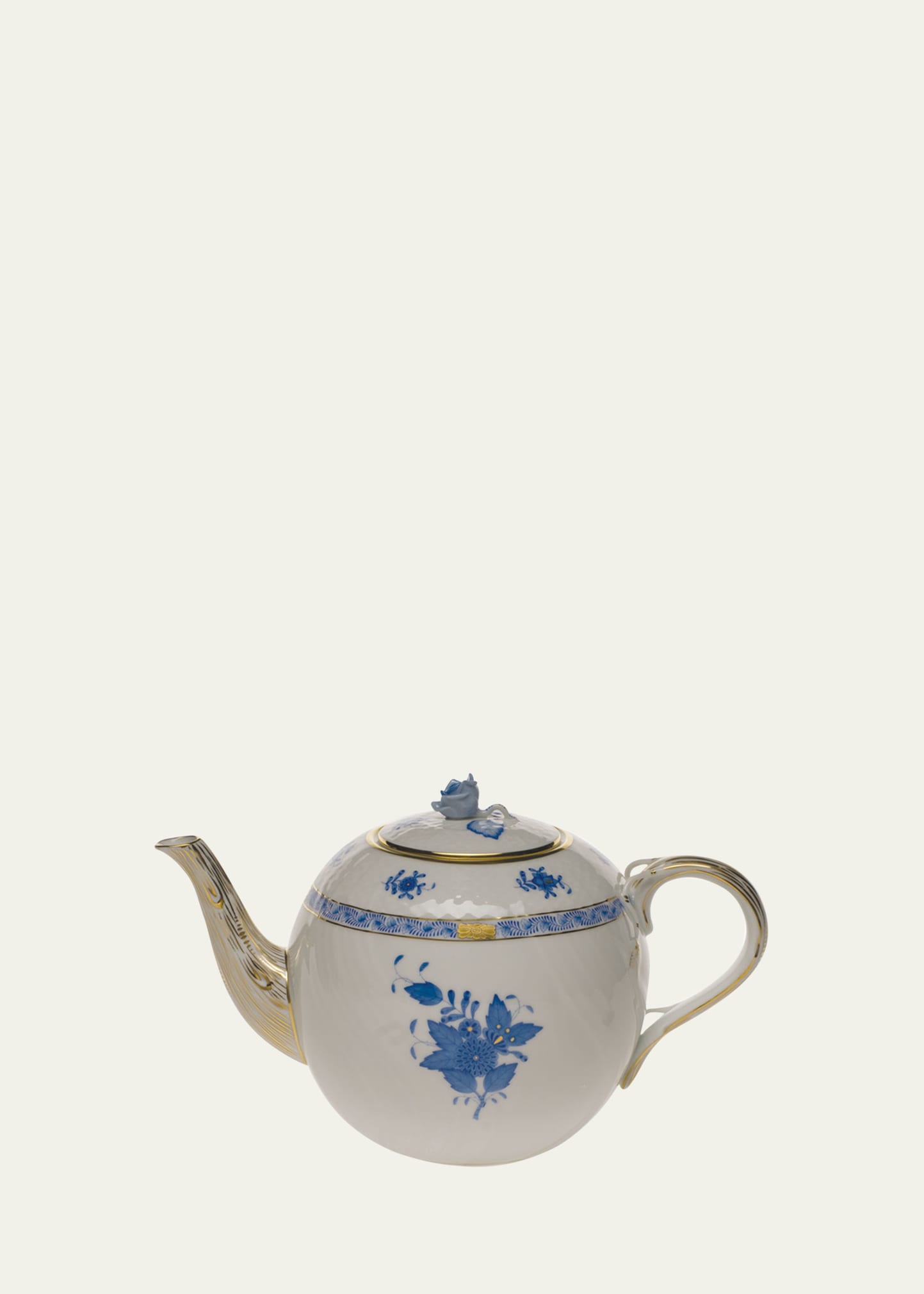 Rothschild Bird Teapot with Rose