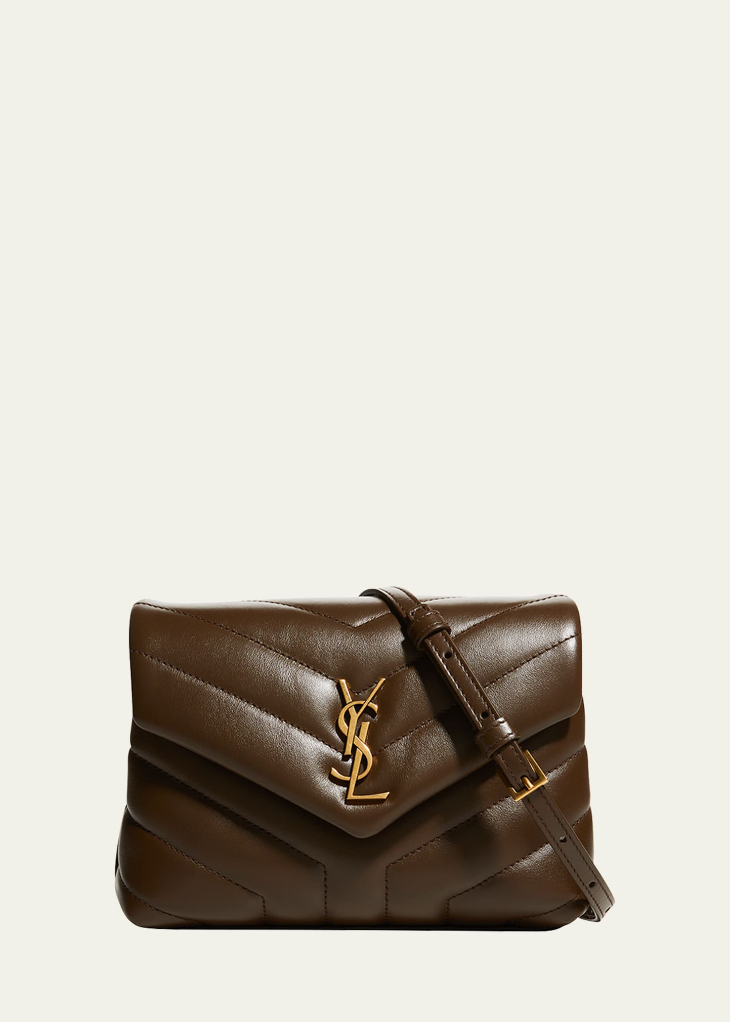 Saint Laurent Loulou Toy YSL Matelasse Calfskin Envelope Crossbody