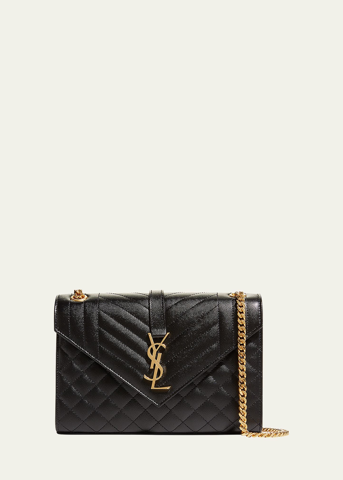 Yves Saint Laurent, Bags, Ysl Monogram Grain De Poudre Wallet