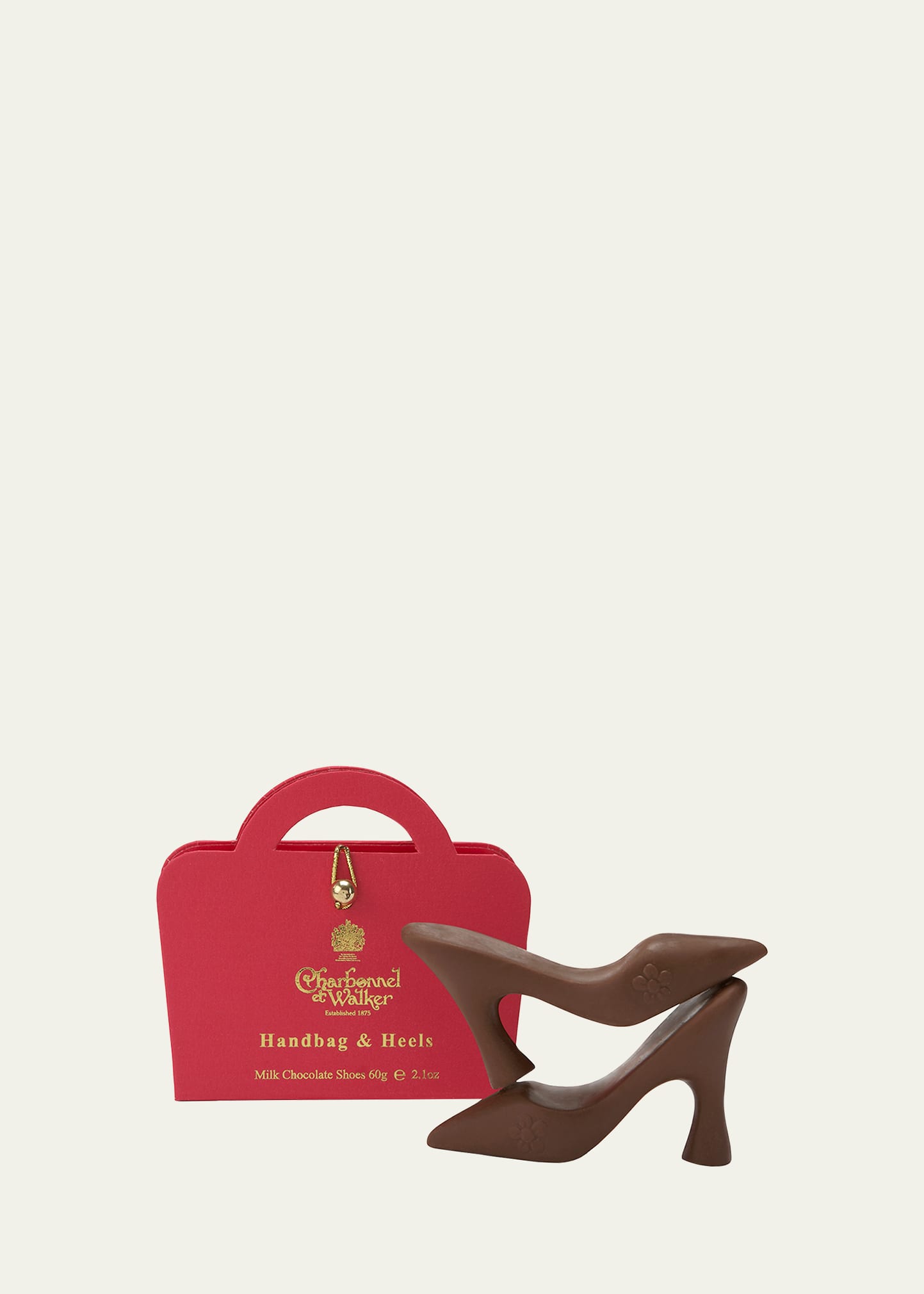 Mini "Handbag & Heels" Chocolate Shoes