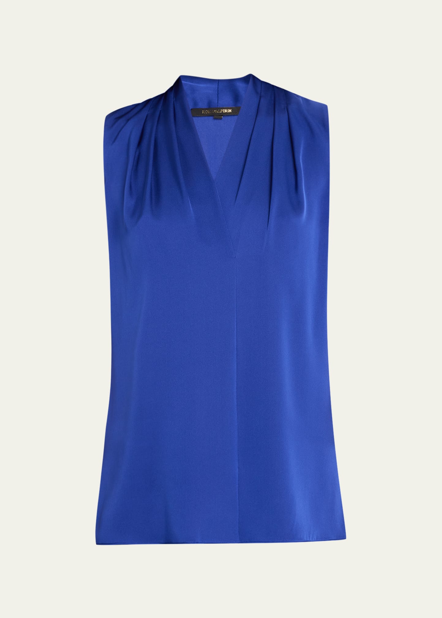 Kobi Halperin Mila Silk-stretch Sleeveless Top In Twilight