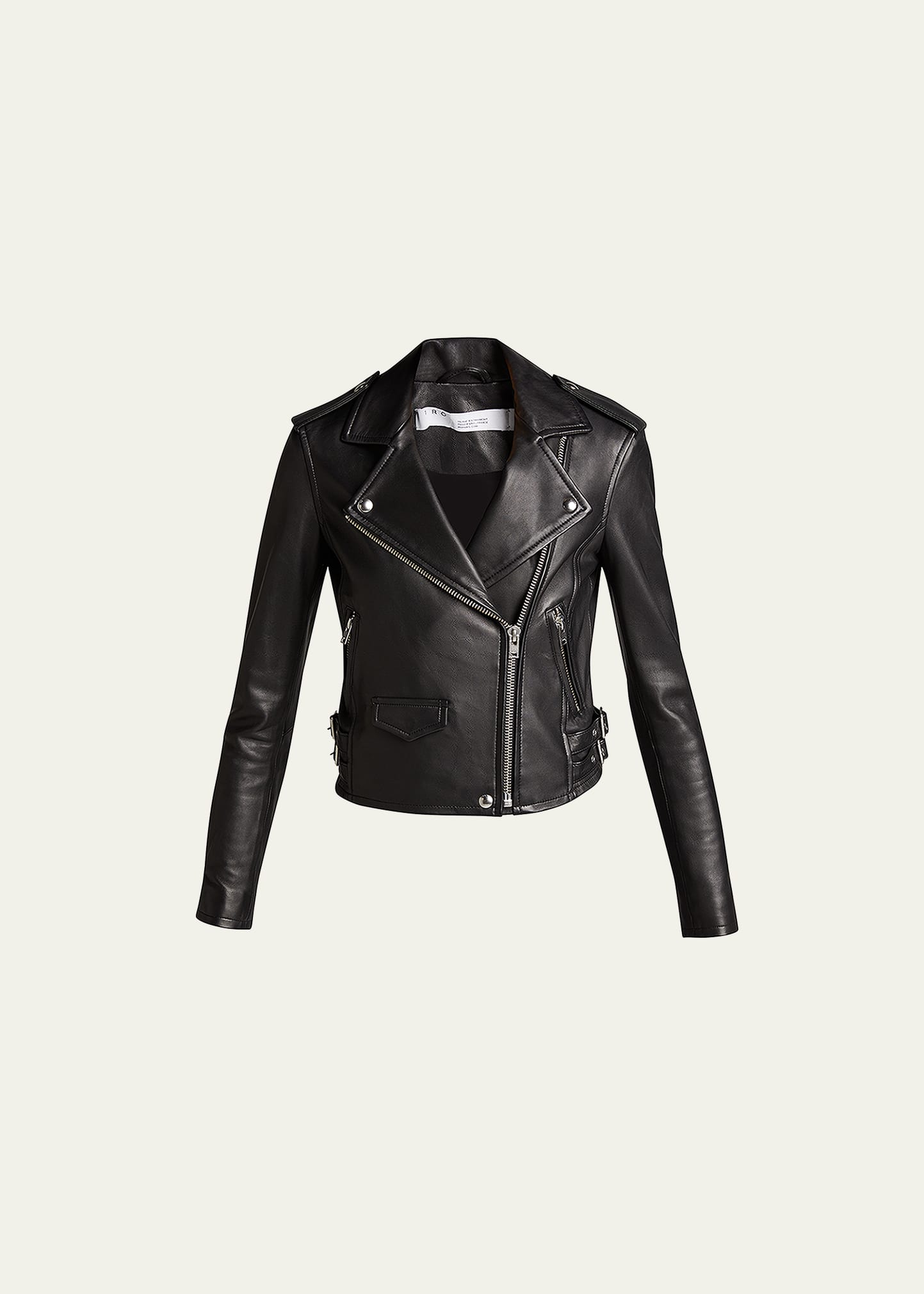 Ashville Cropped Leather Jacket