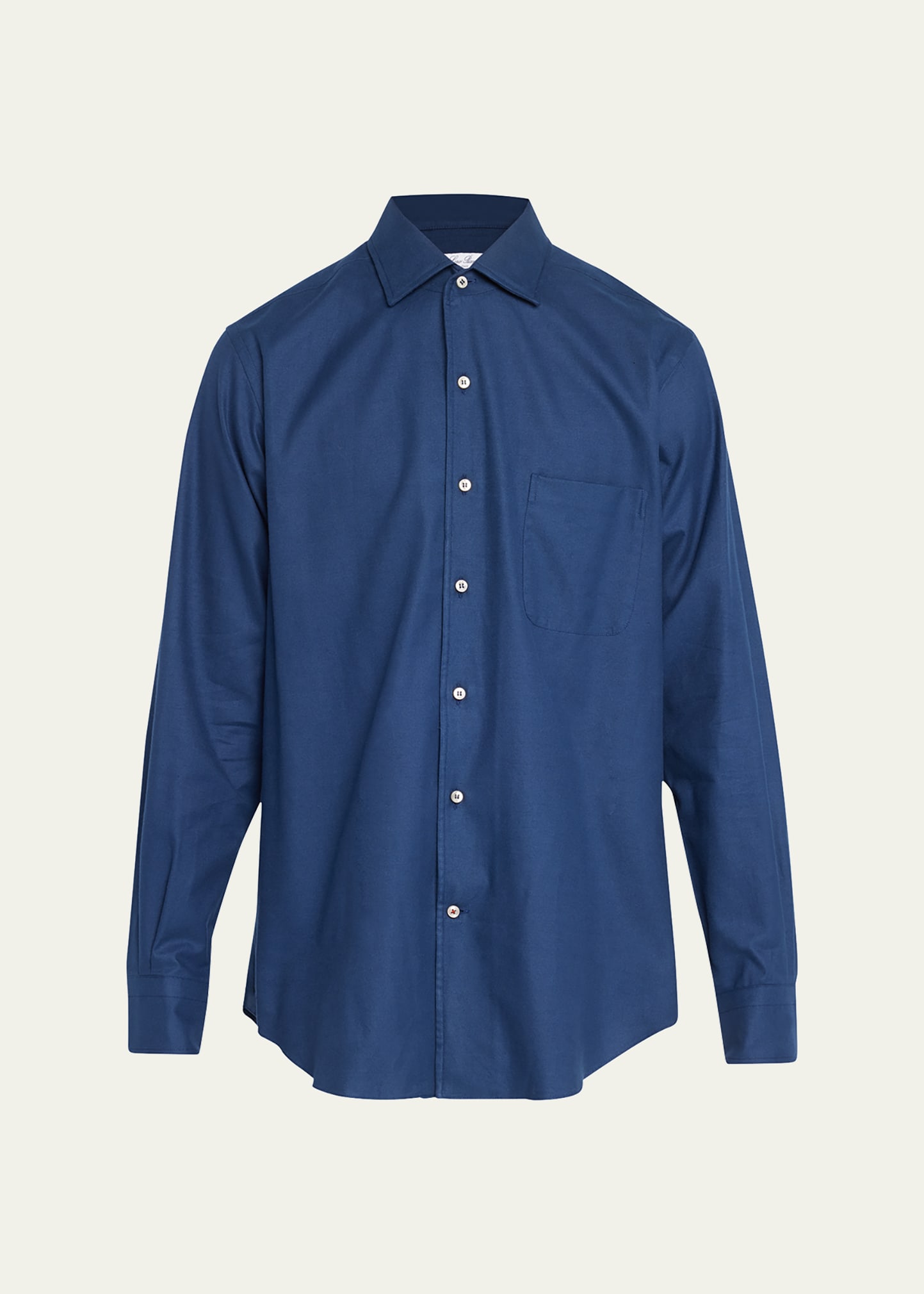 Loro Piana Andre Cotton-twill Shirt In Blue