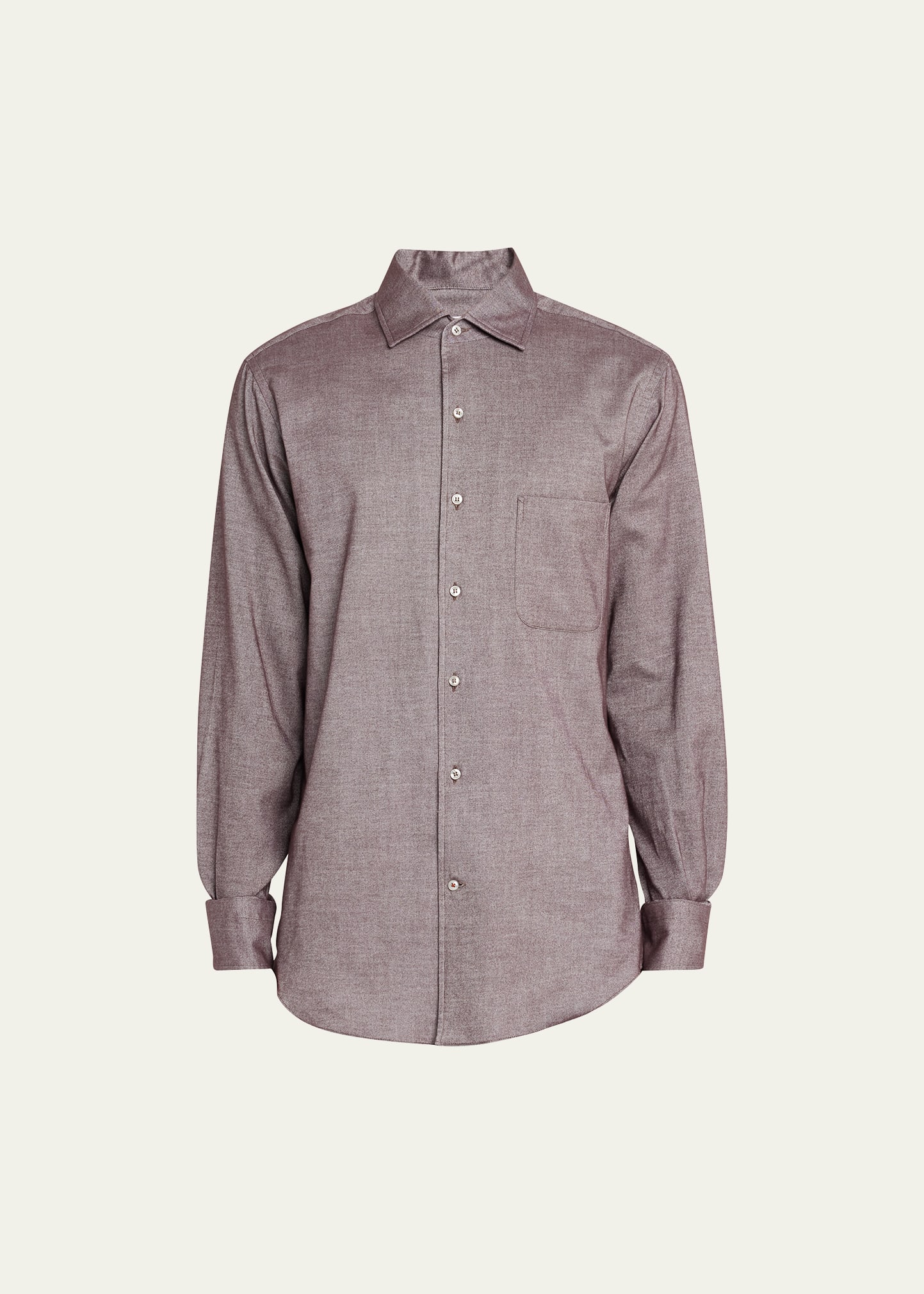 Loro Piana Andre Button-down Shirt In Q04z Grapes Borde