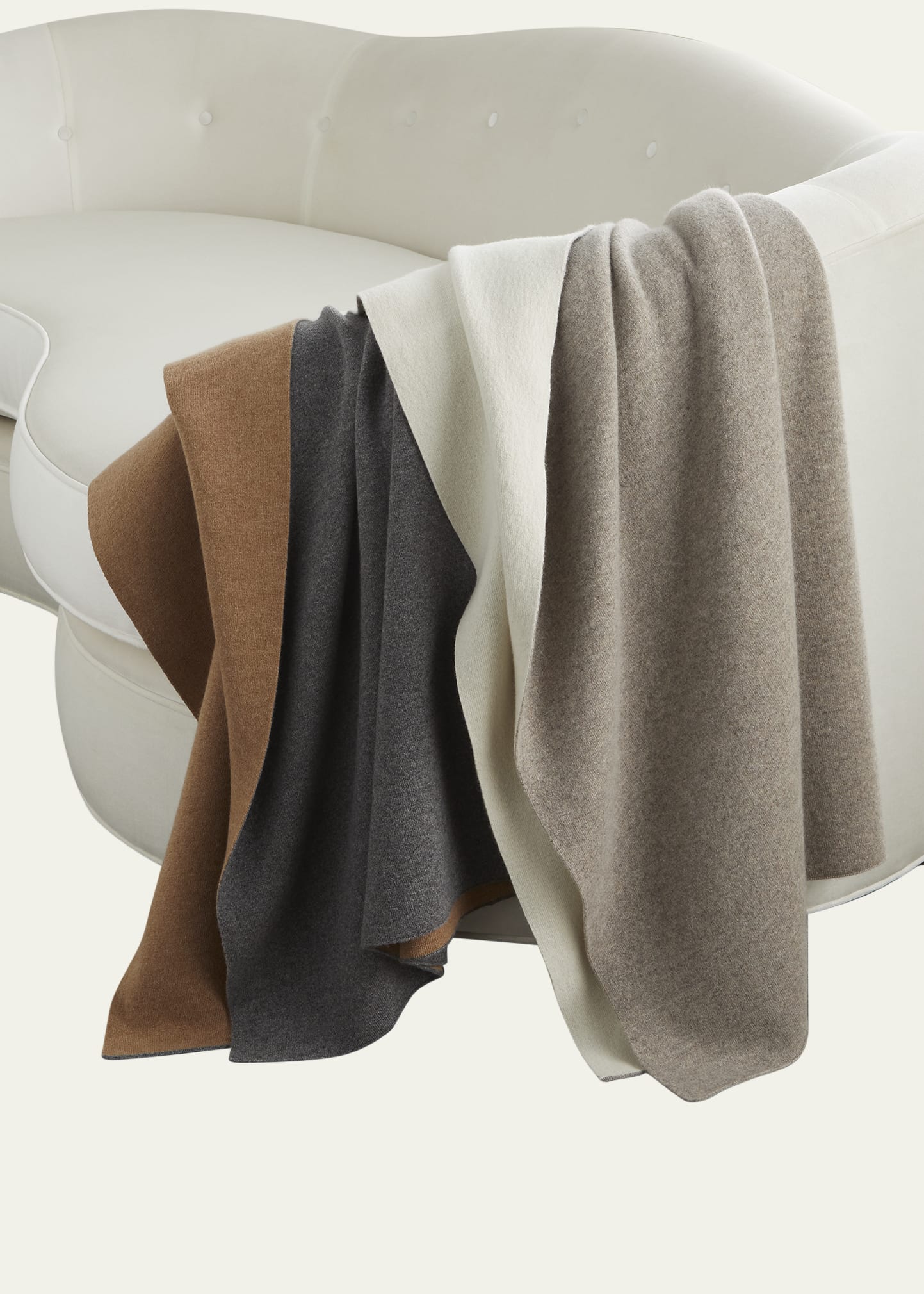 Double-Face Cashmere Throw