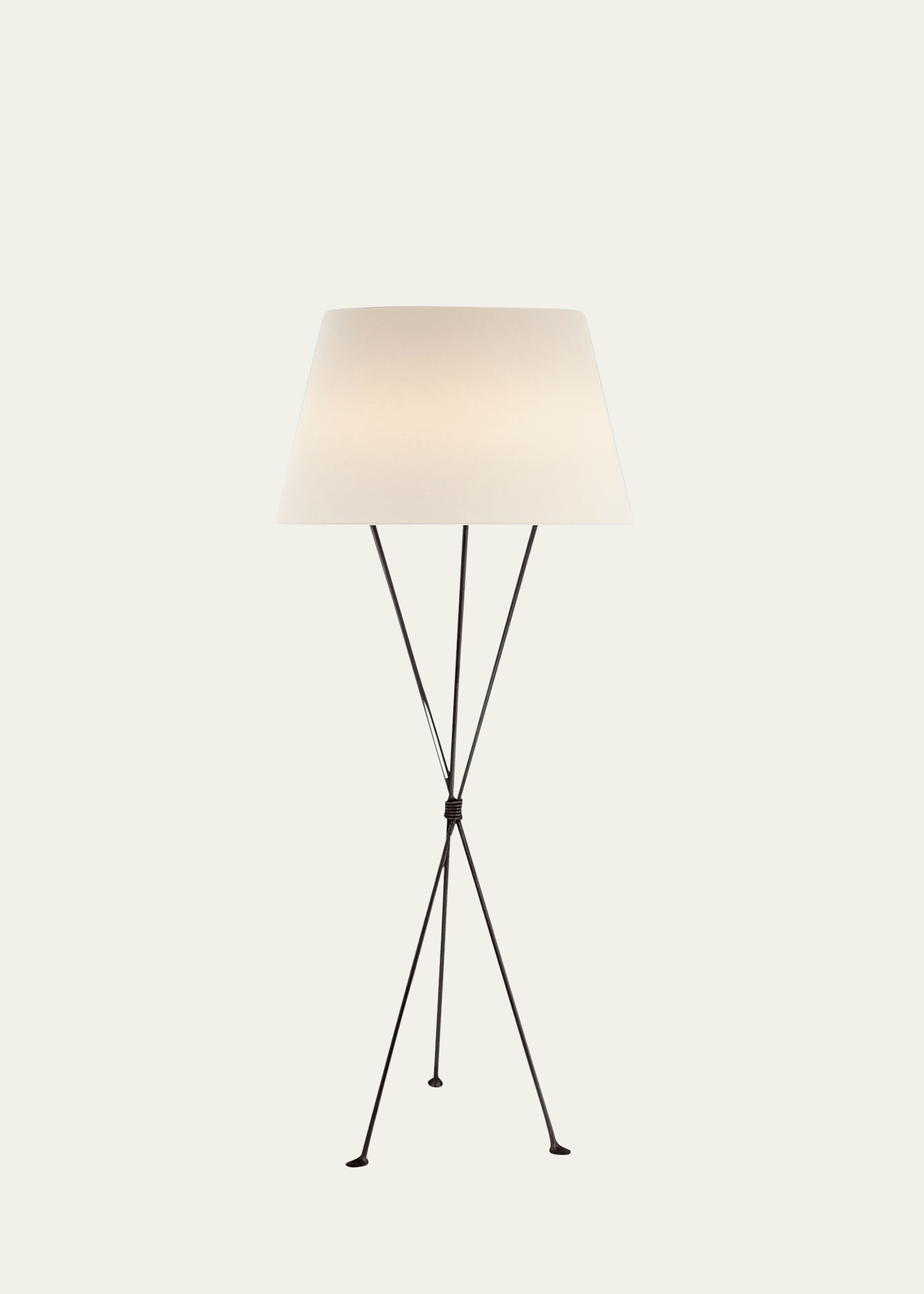 Shop Visual Comfort Signature Lebon Floor Lamp By Aerin In Black
