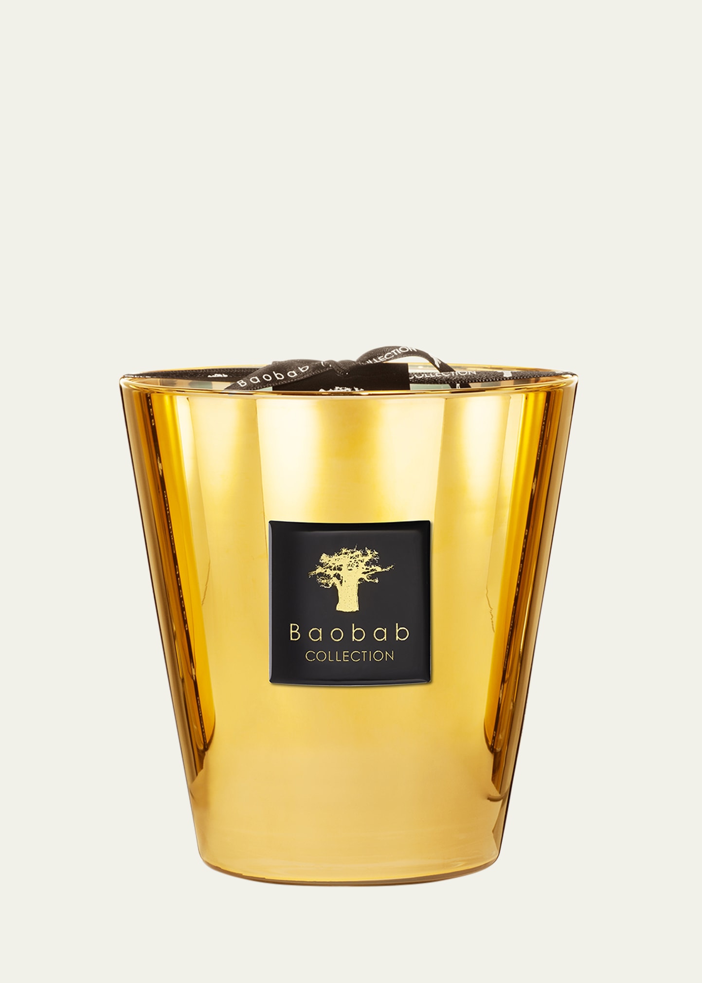 Shop Baobab Collection Aurum Scented Candle, 6.3" In Gold