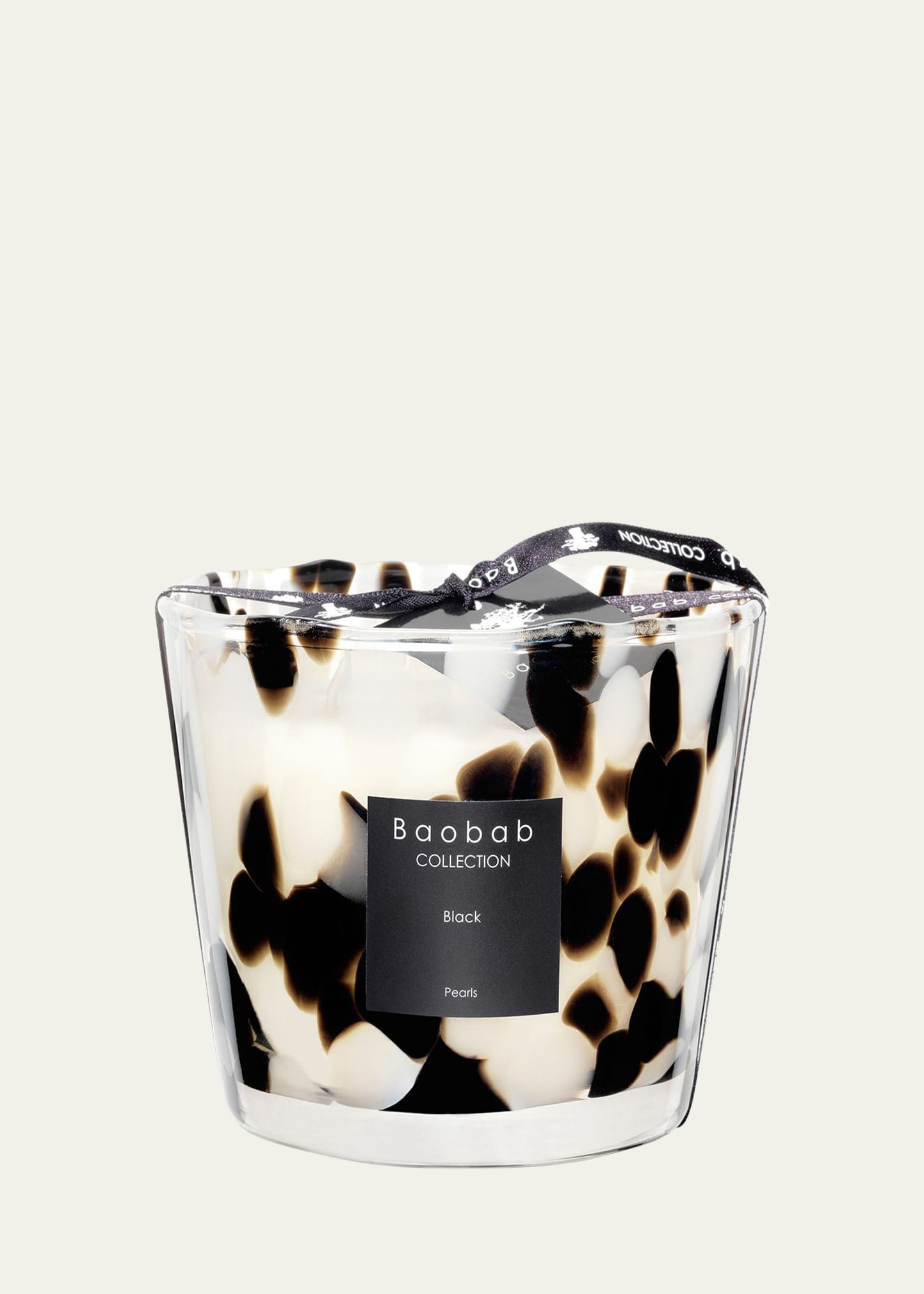 Black Pearls Scented Candle, 3.9"