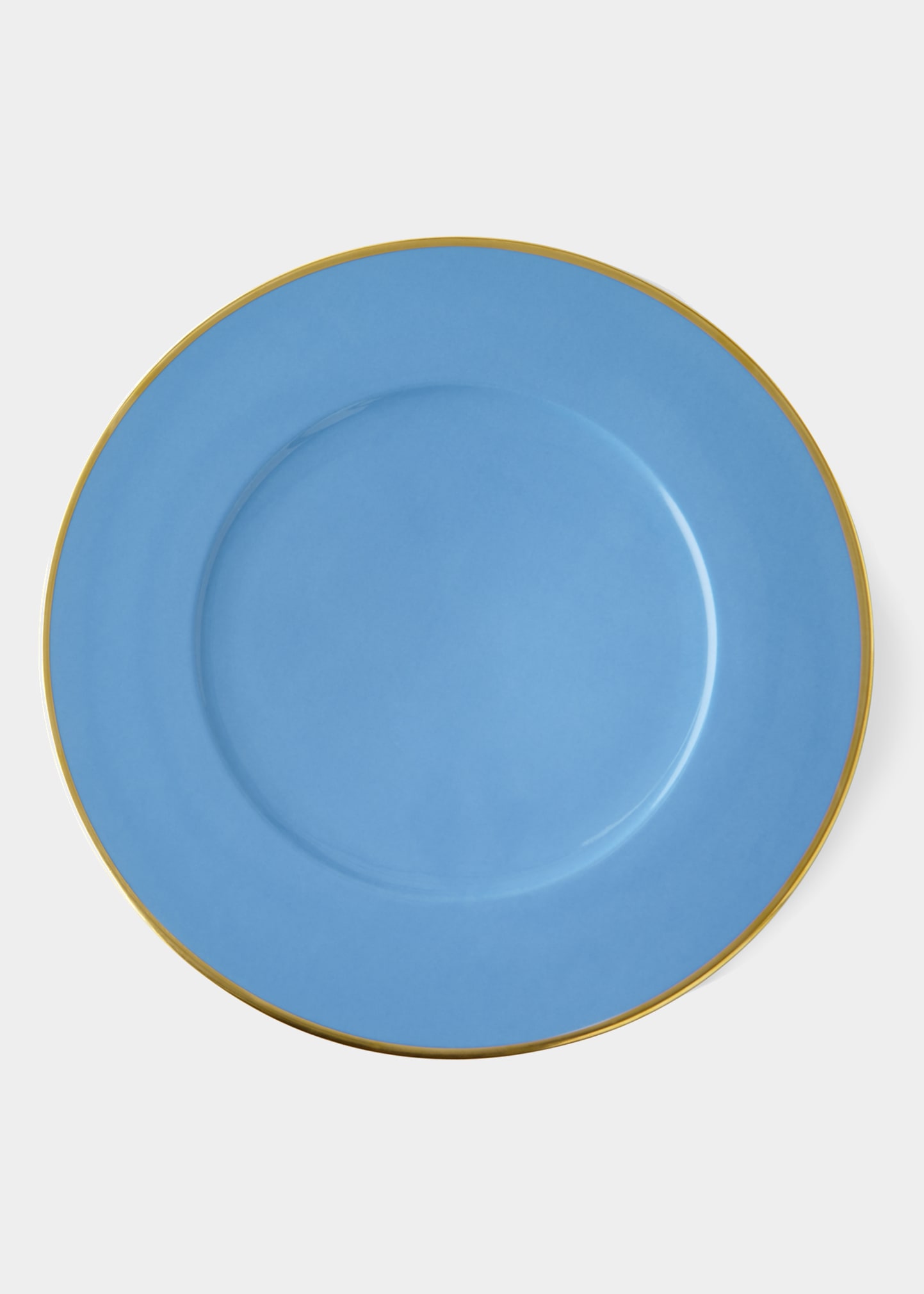 Anna Weatherley Porcelain And 24k Gold Charger In Blue
