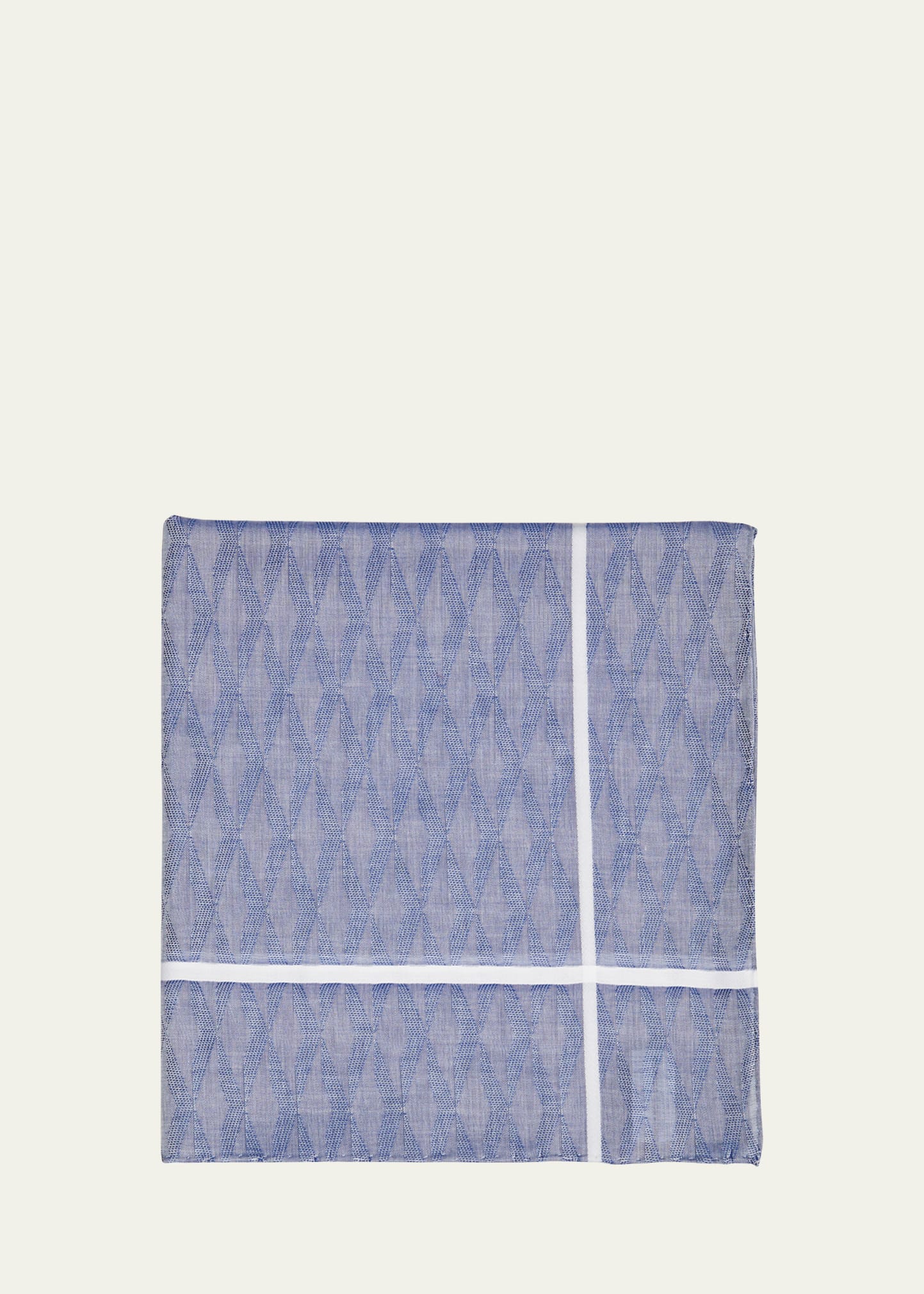 Simonnot Godard Men's Nocturne Nuit Handkerchief In Purple Pattern