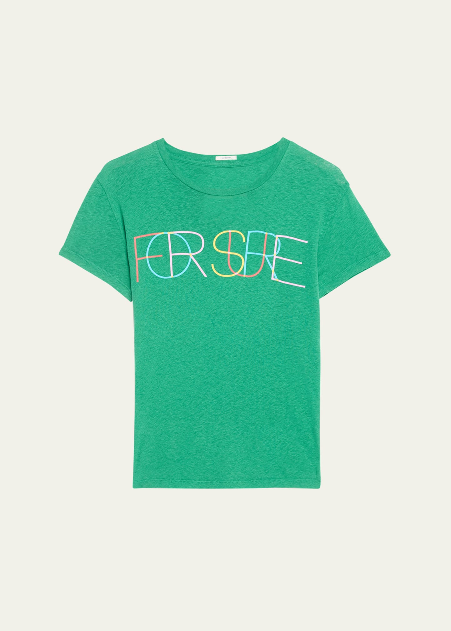 Shop Mother The Sinful Graphic Crewneck Tee In Golf Green For Su