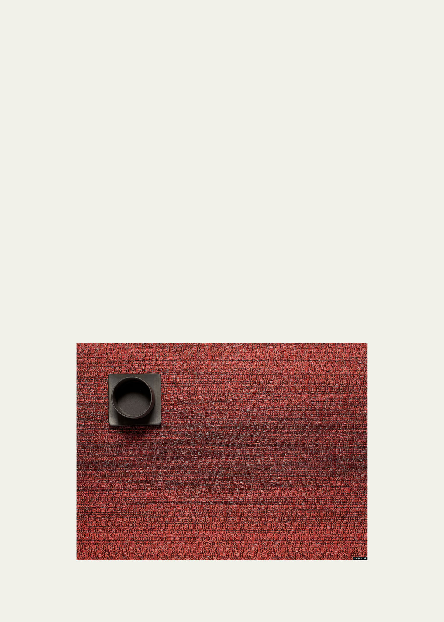 Chilewich Ombre Placemat, 14" X 19" In Ruby