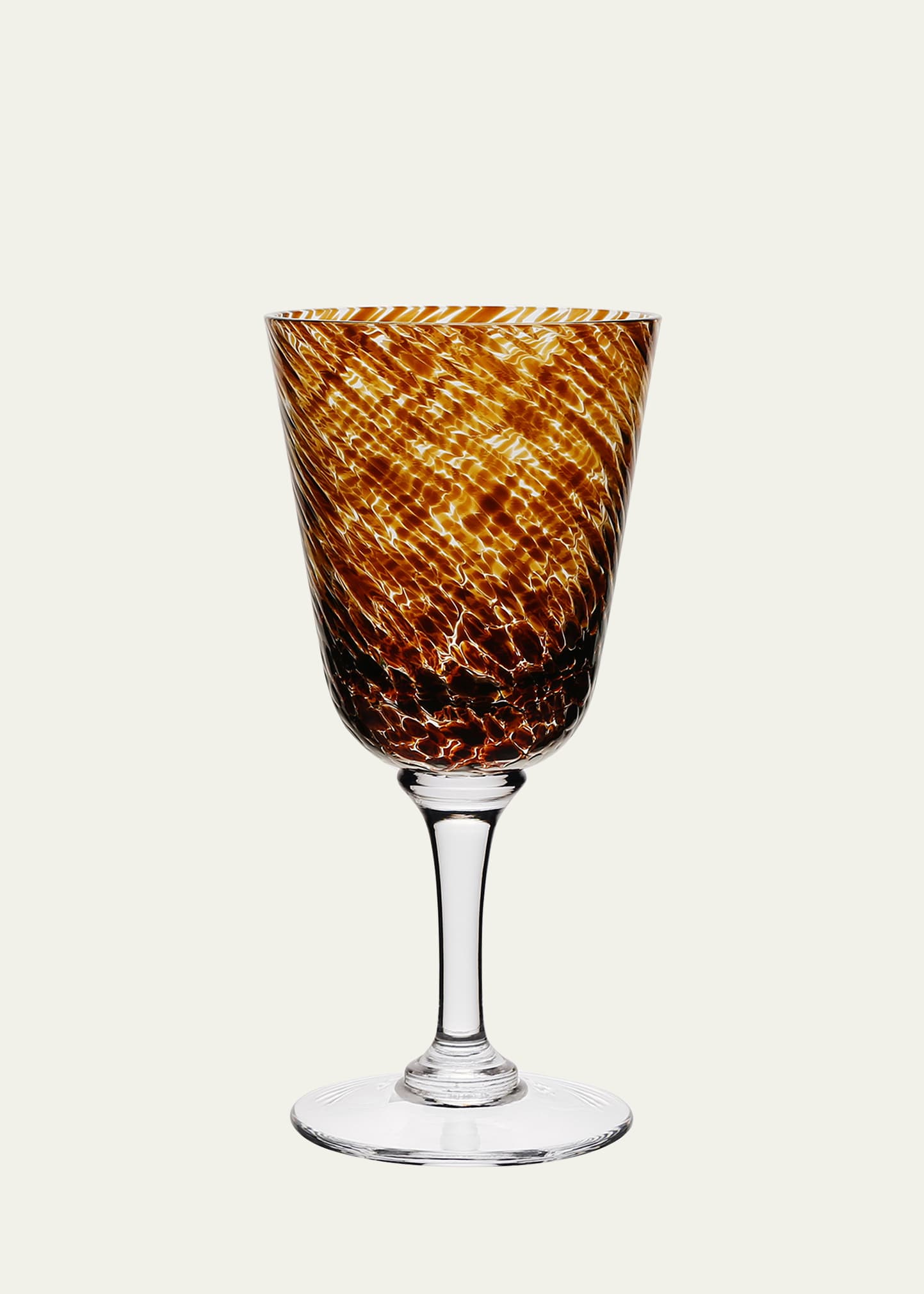 Shop William Yeoward Crystal Vanessa Wine Glass, Tortoise In Brown Pattern