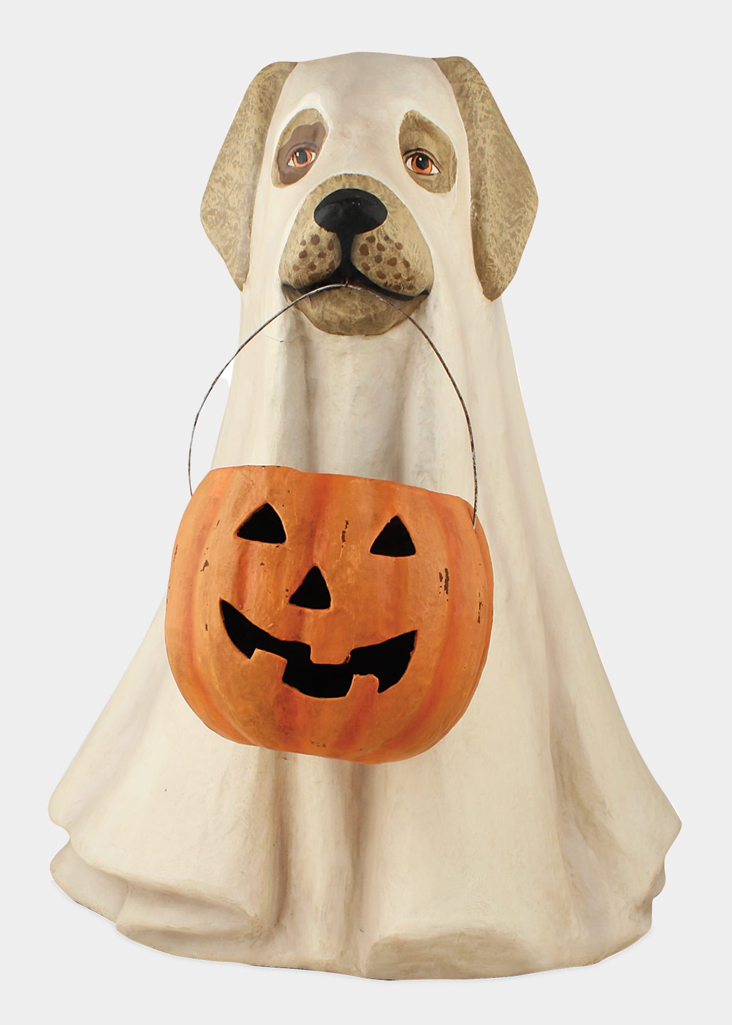 BETHANY LOWE GHOST DOG PAPER MACHE HALLOWEEN DECORATION