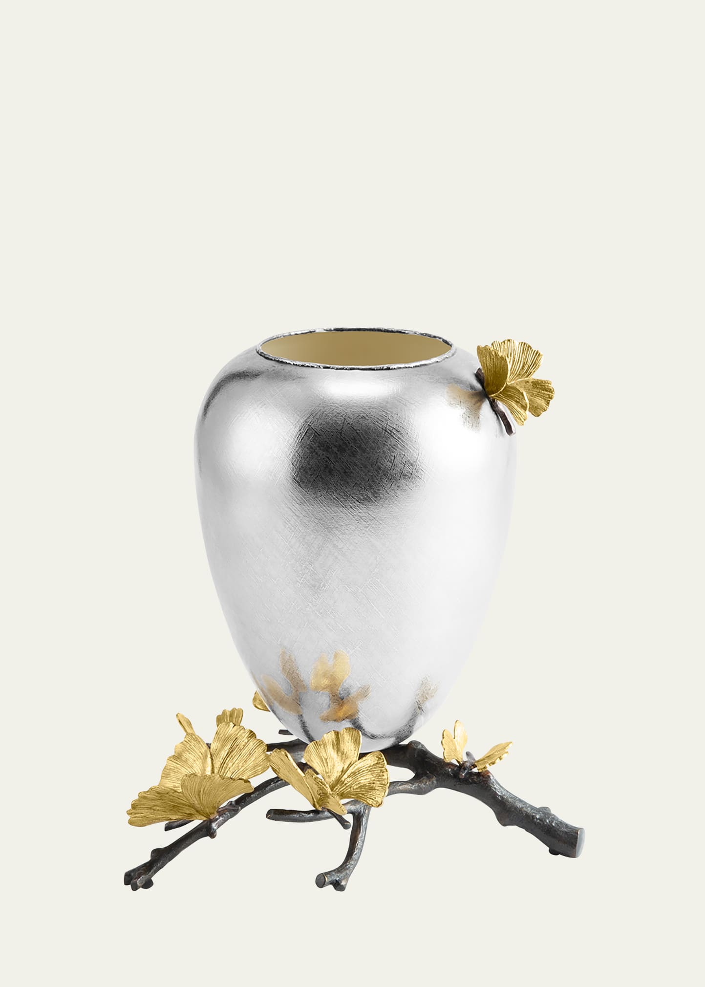 Butterfly Ginkgo Vase, Medium