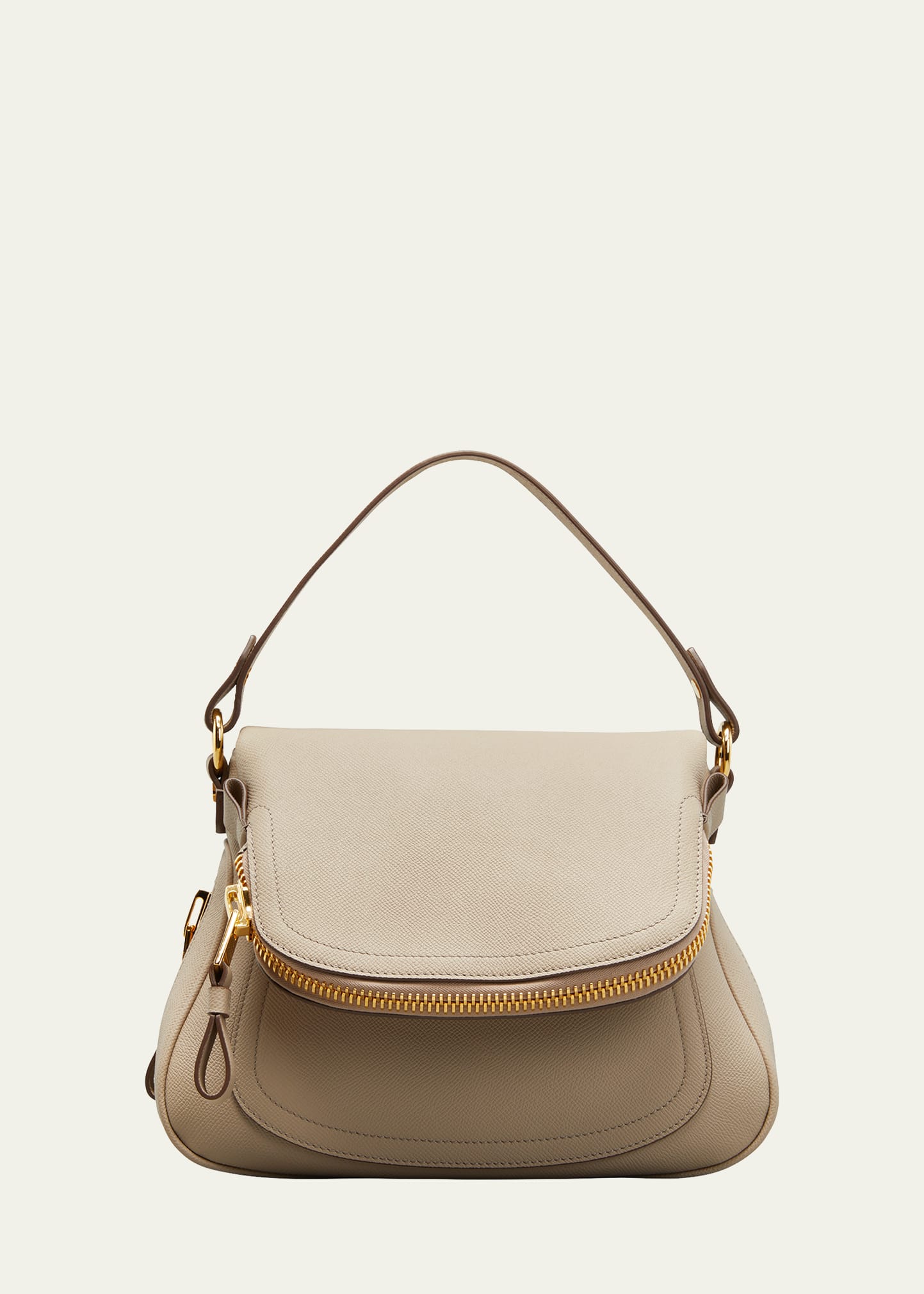 TOM FORD JENNIFER MEDIUM GRAINED LEATHER SHOULDER BAG