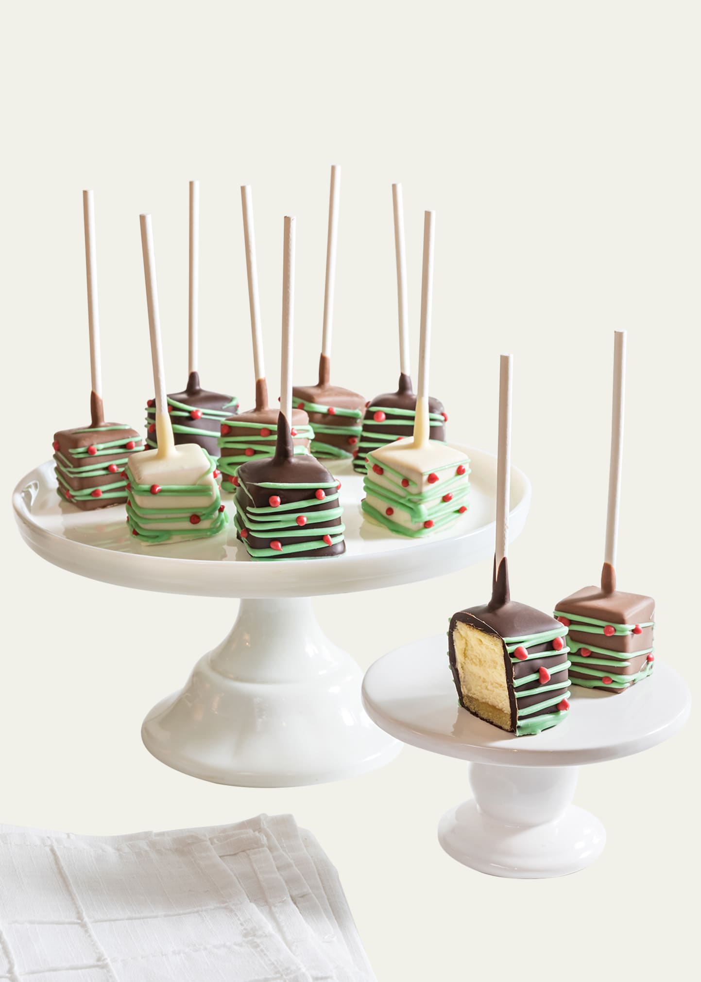 Christmas Cheesecake Belgian Chocolate Covered Pops