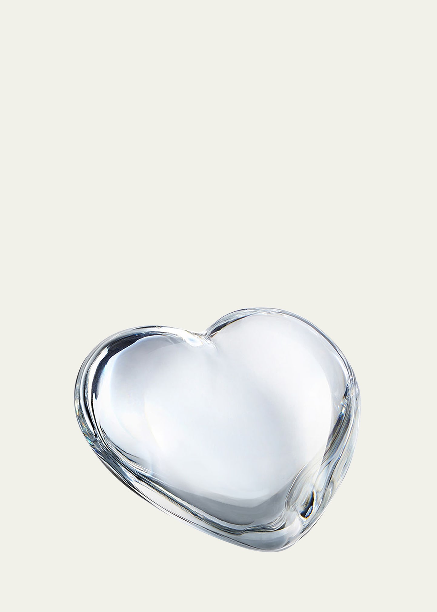 Clear Puffed Heart