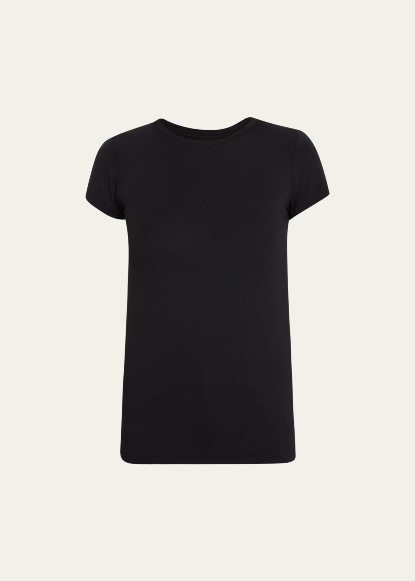 L'agence Ressi Crew Neck T-shirt In Black