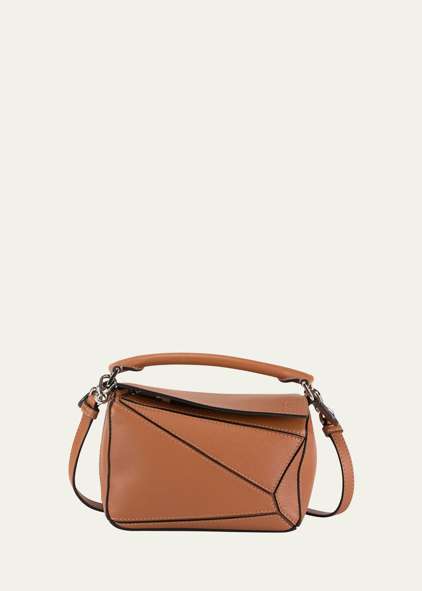 Loewe mini discount puzzle bag tan