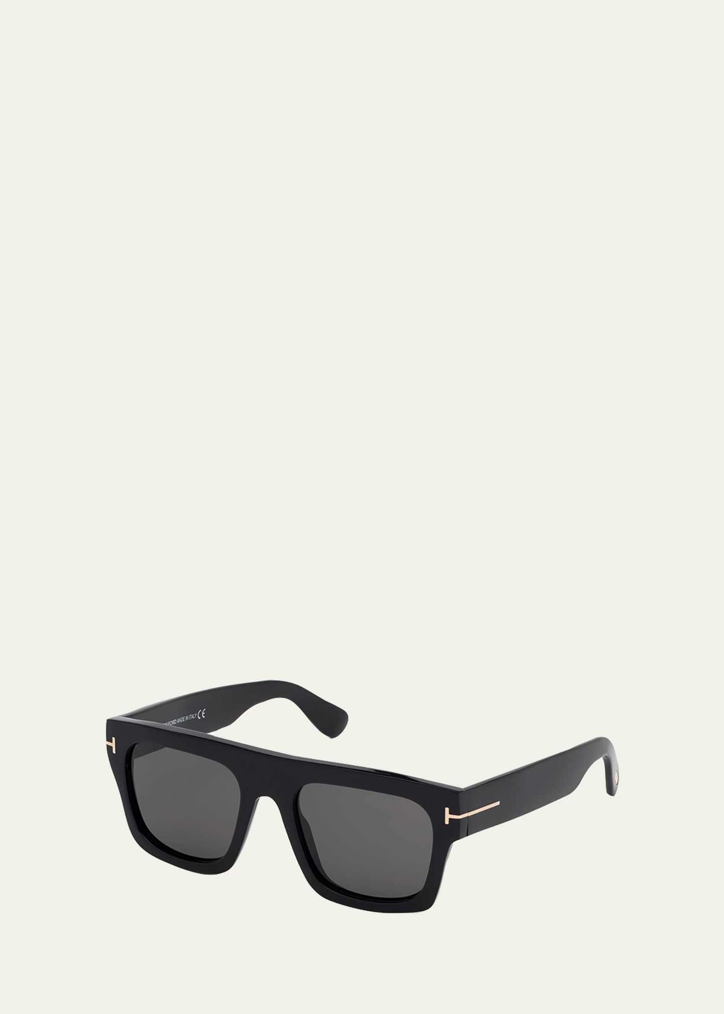 Tom Ford Fausto Square-frame Acetate Sunglasses In Black