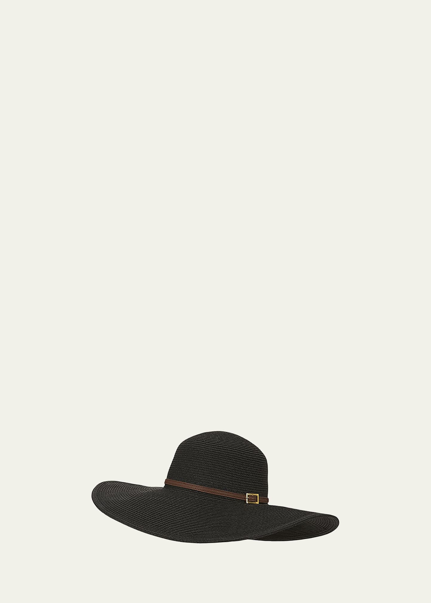 Jemima Wide-Brim Floppy Beach Hat