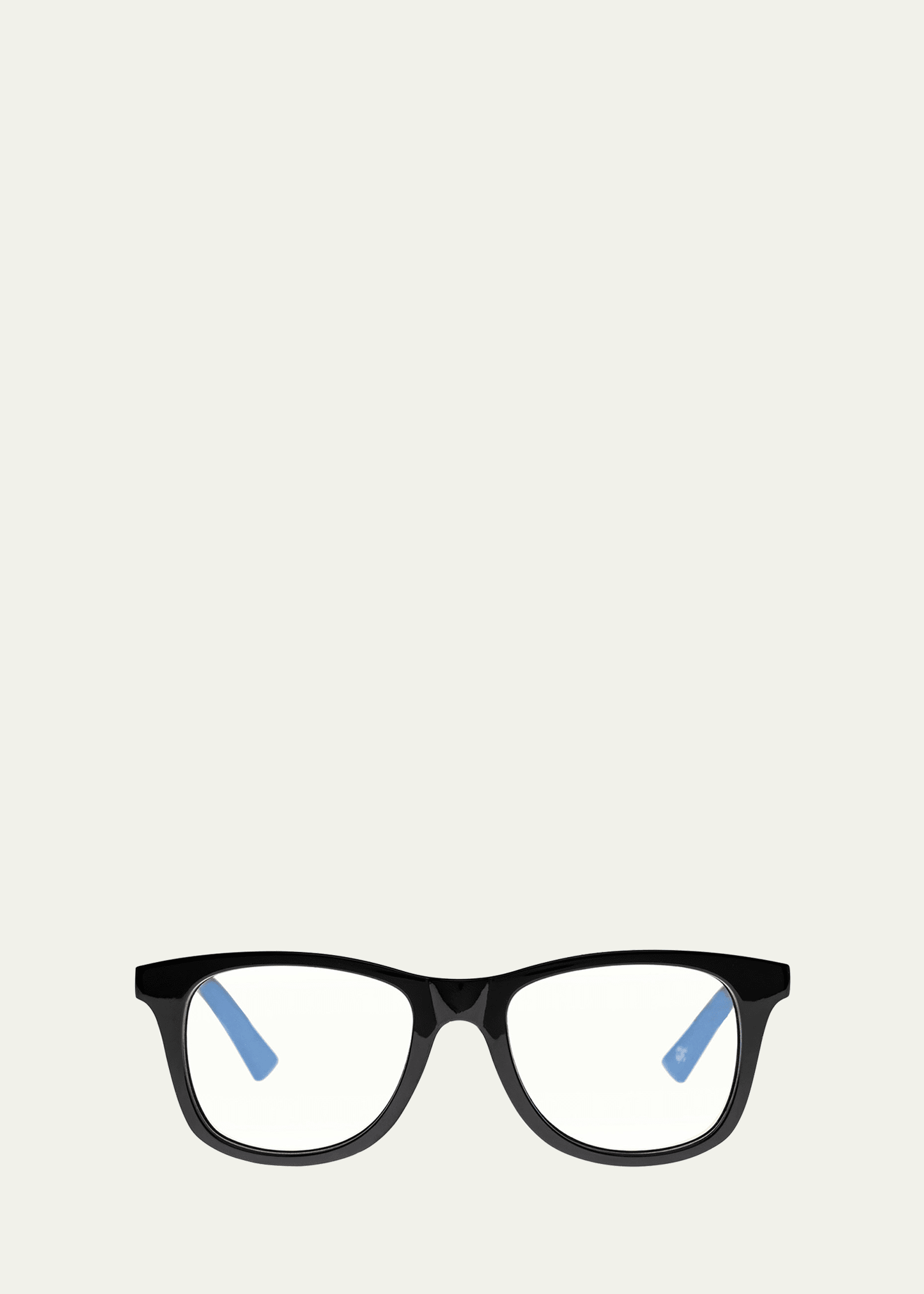 The Book Club Grime In Banishment Square Blue Block Optical Frames In Cola