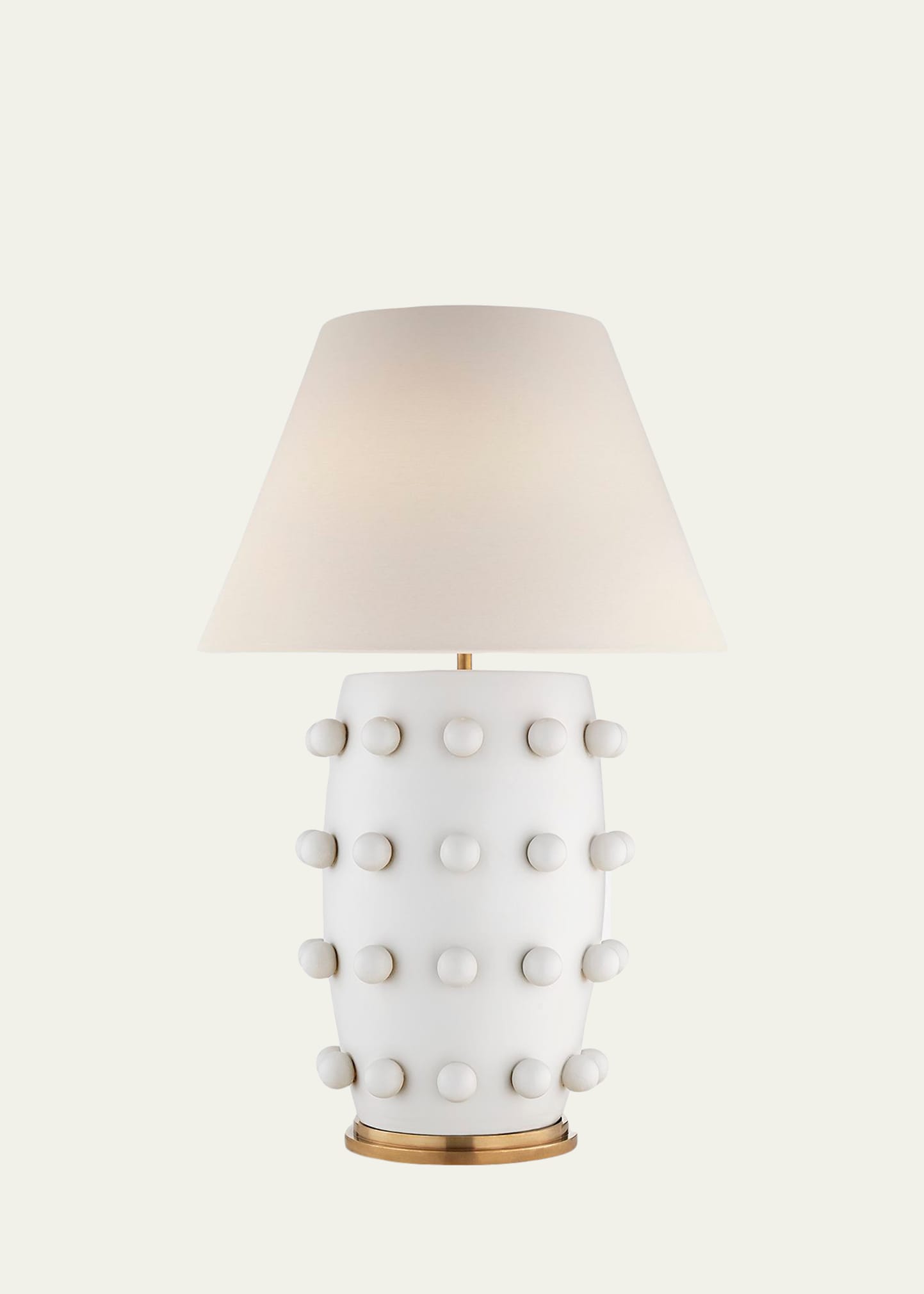 Shop Visual Comfort Signature Linden Table Lamp By Kelly Wearstler In White