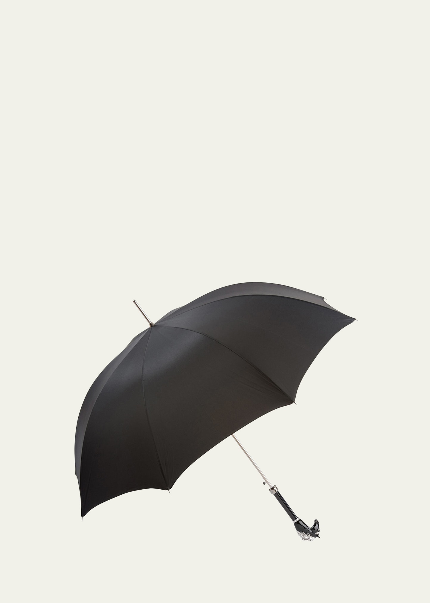 Pasotti Since 1956 Men's Horse-handle Umbrella In Black