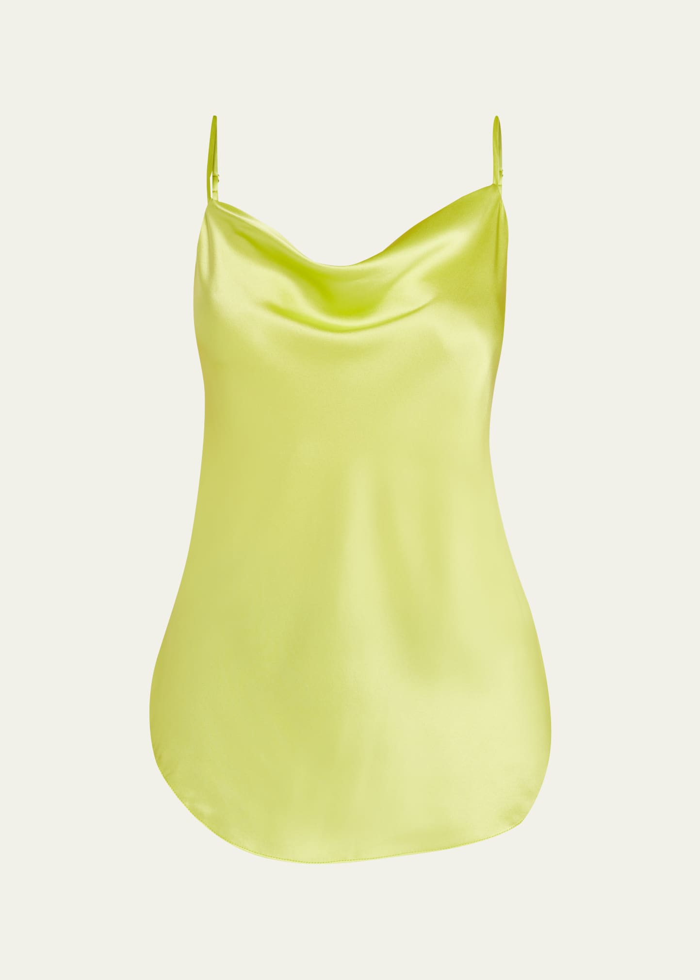 Cinq À Sept Marta Bead-embellished Silk Camisole Top In Key Lime